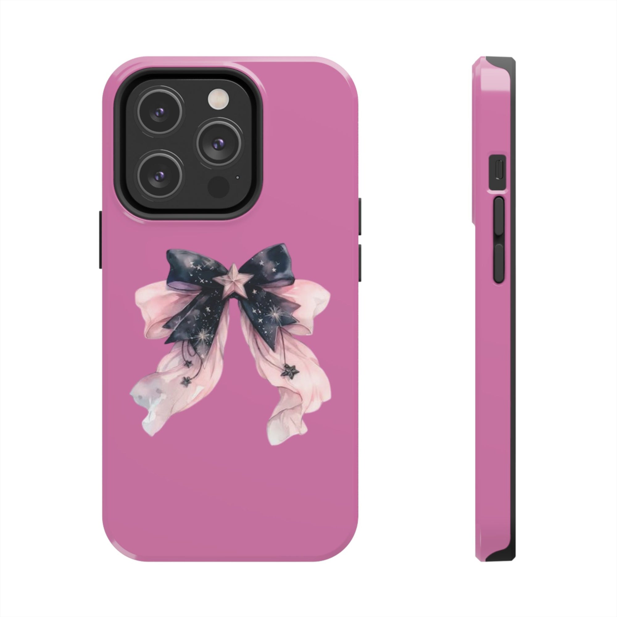 Pink Ribbon Tough Phone Cases, Galaxy Phone Covers, Chic Phone Protection, Ideal Gift for Her, Stylish Tech Accessories