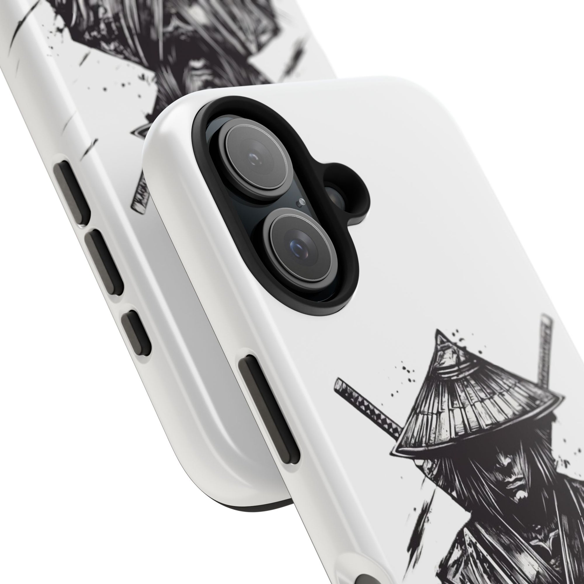 Samurai Tough Phone Cases, Rugged Smartphone Accessories, Durable Covers for Men, Unique Gifts for Him, Japanese Warrior Design