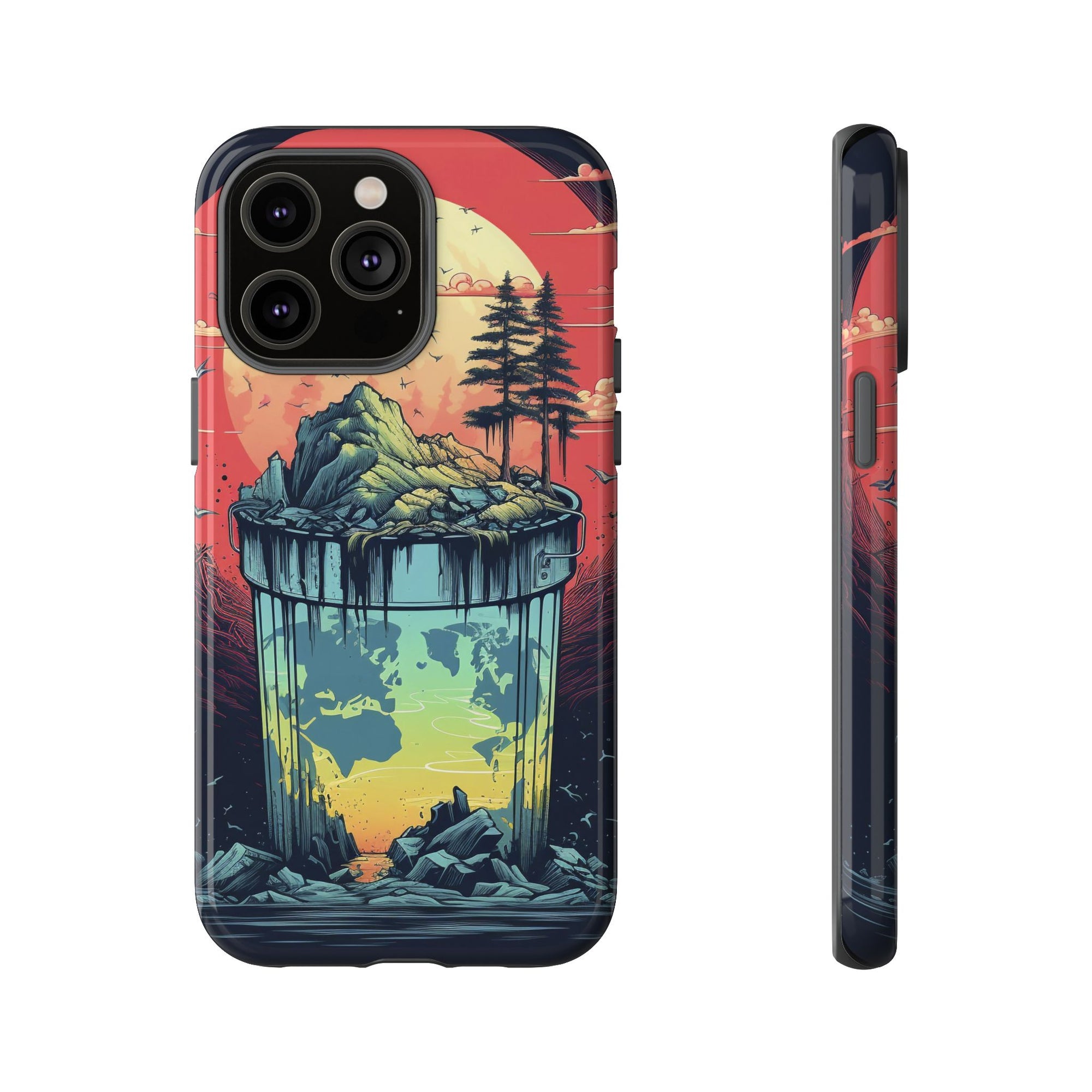 Vibrant Nature-Themed Phone Case, Tough Cases for Adventurers, Eco-Friendly, Trendy Phone Accessory, Great Gift for Nature Lovers
