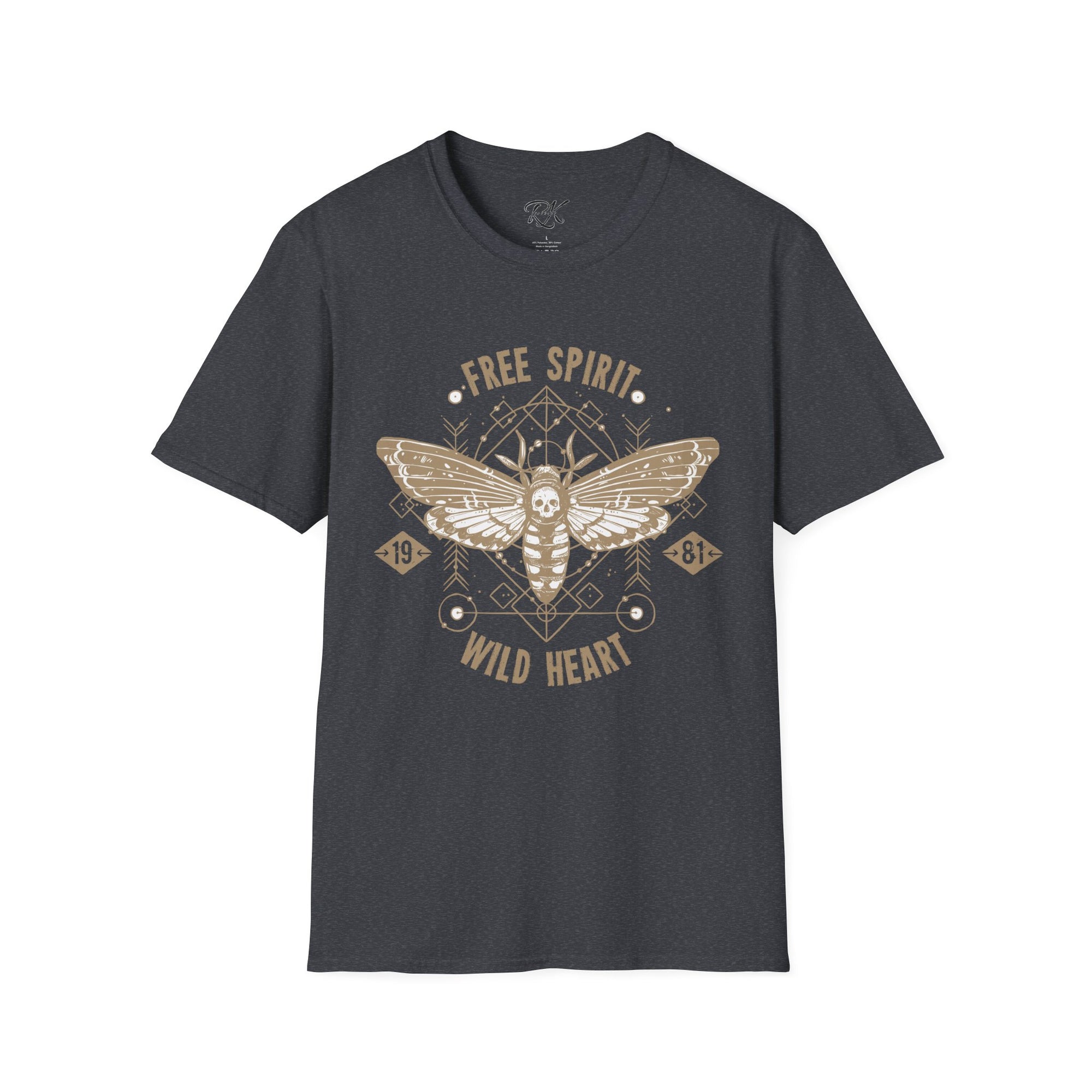 Free Spirit Wild Heart Unisex T-Shirt, Boho Graphic Tee, Nature Lover Shirt, Gift for Adventurers, Casual Wear, Everyday Comfort