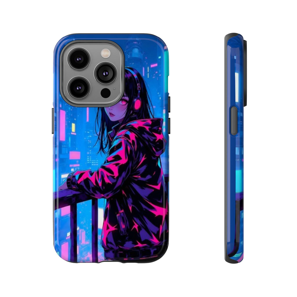 Futuristic Phone Case, Cyberpunk Aesthetic, Tough Phone Cover, Urban Style, Gift for Tech Lovers, Unique Phone Accessories, Streetwear [...]