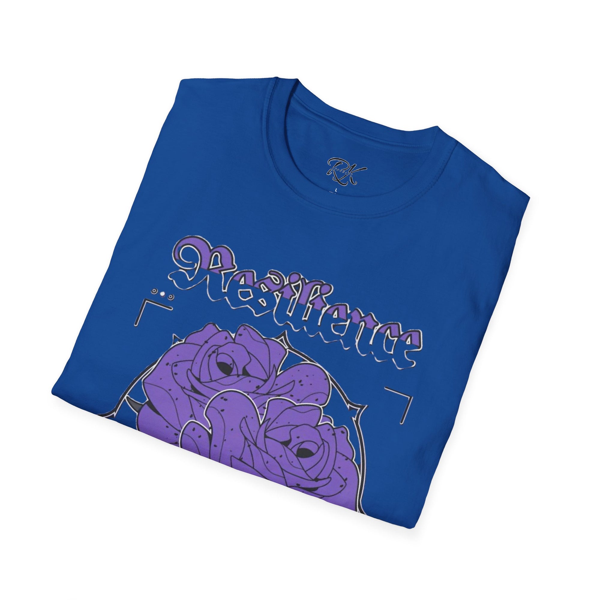Purple Rose Graphic T-Shirt, Soft Stylish Tee, Unisex Floral Apparel, Gift for Her, Spring Outfit Idea, Vintage Aesthetic Top