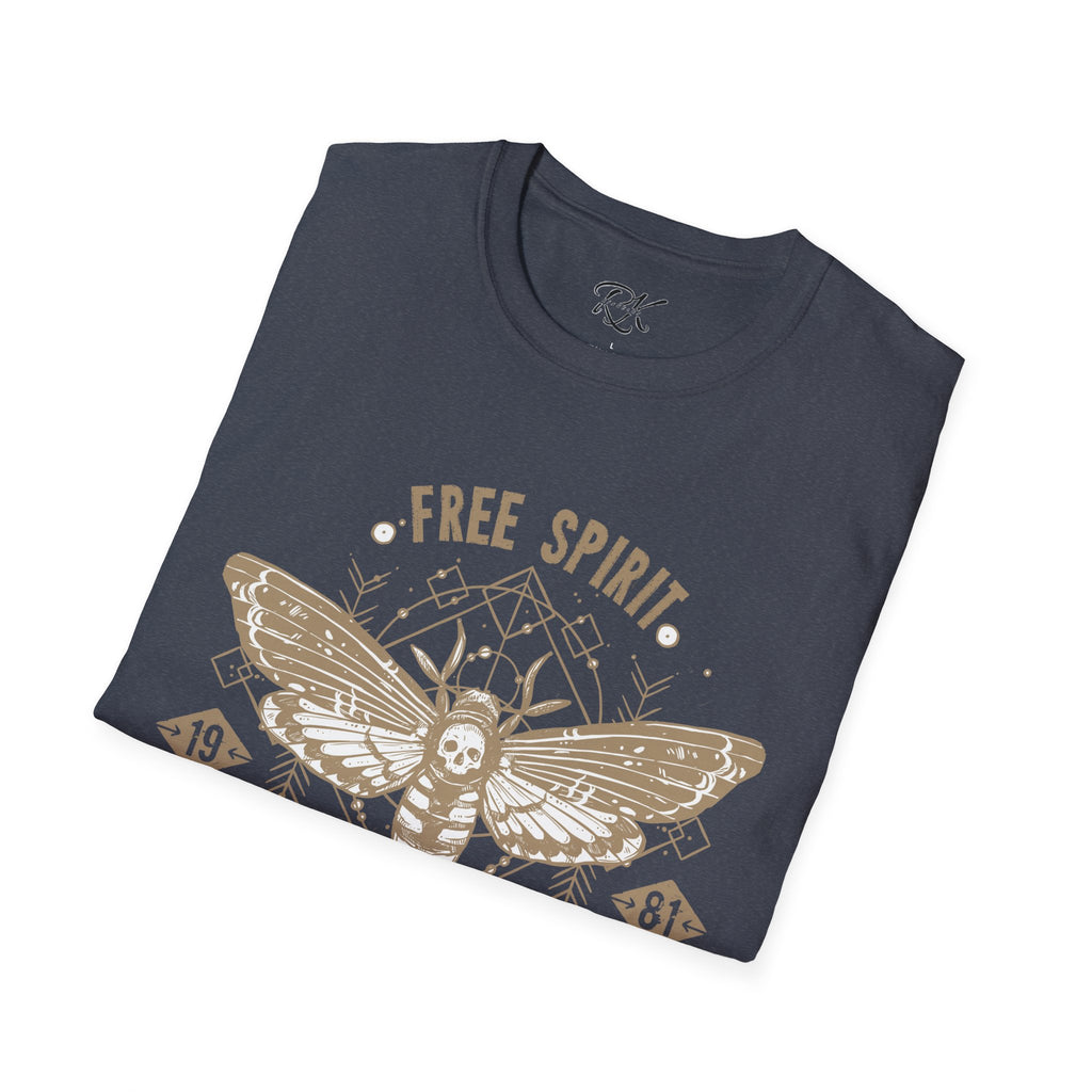 Free Spirit Wild Heart Unisex T-Shirt, Boho Graphic Tee, Nature Lover Shirt, Gift for Adventurers, Casual Wear, Everyday Comfort