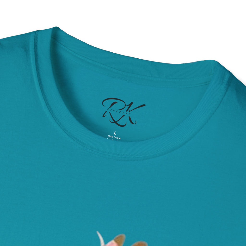 Whimsical Dog Art Unisex T-Shirt - Cute Pet Lover Gift, Casual Wear, Animal Themed Apparel, Fun Gift for Dog Owners