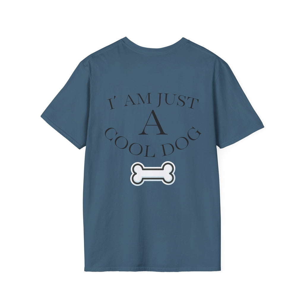 Cool Dog Graphic Tee | Unisex Softstyle T-Shirt, Funny Pet Lover Gift, Dog Dad Shirt, Casual Wear, Gift for Animal Lovers