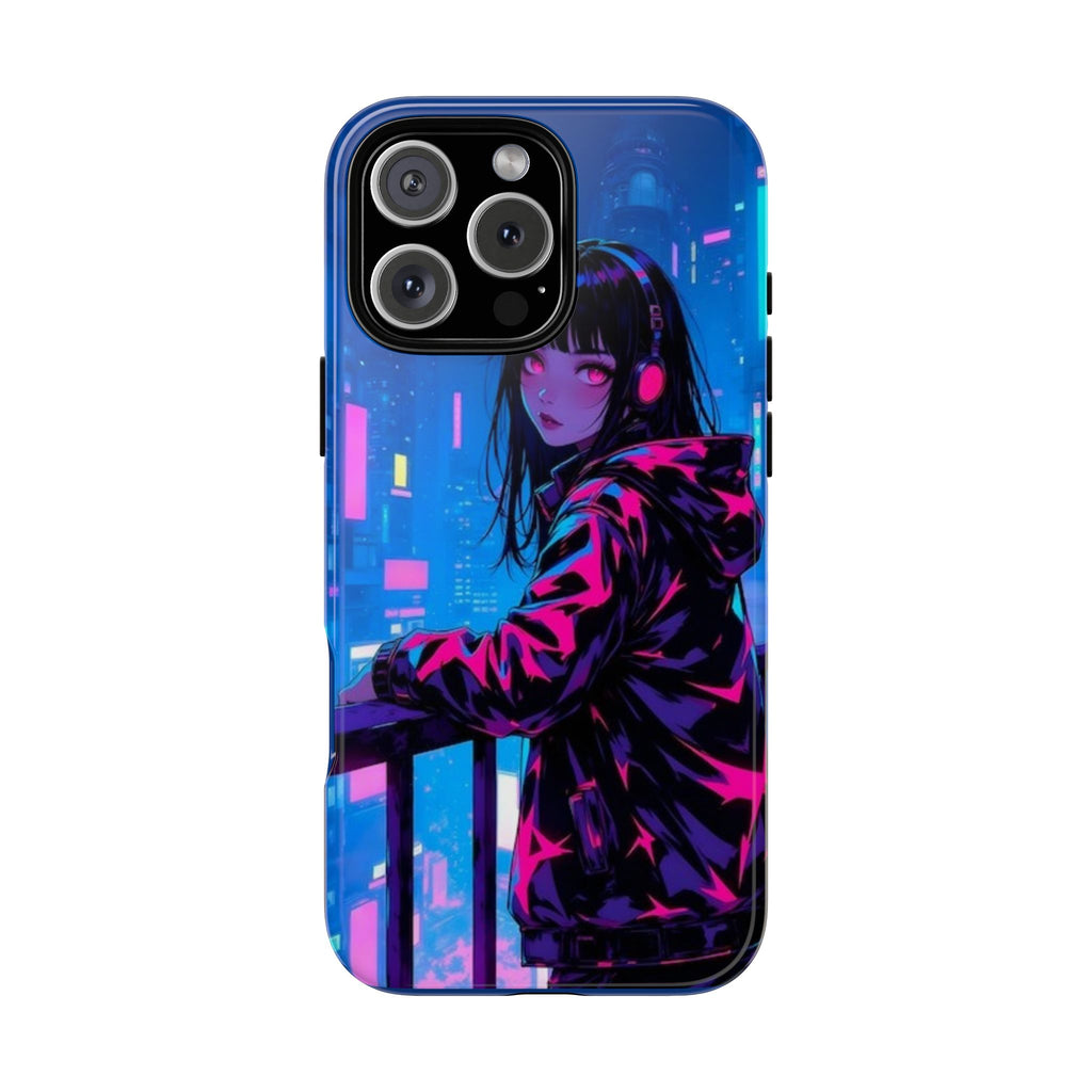 Futuristic Phone Case, Cyberpunk Aesthetic, Tough Phone Cover, Urban Style, Gift for Tech Lovers, Unique Phone Accessories, Streetwear [...]