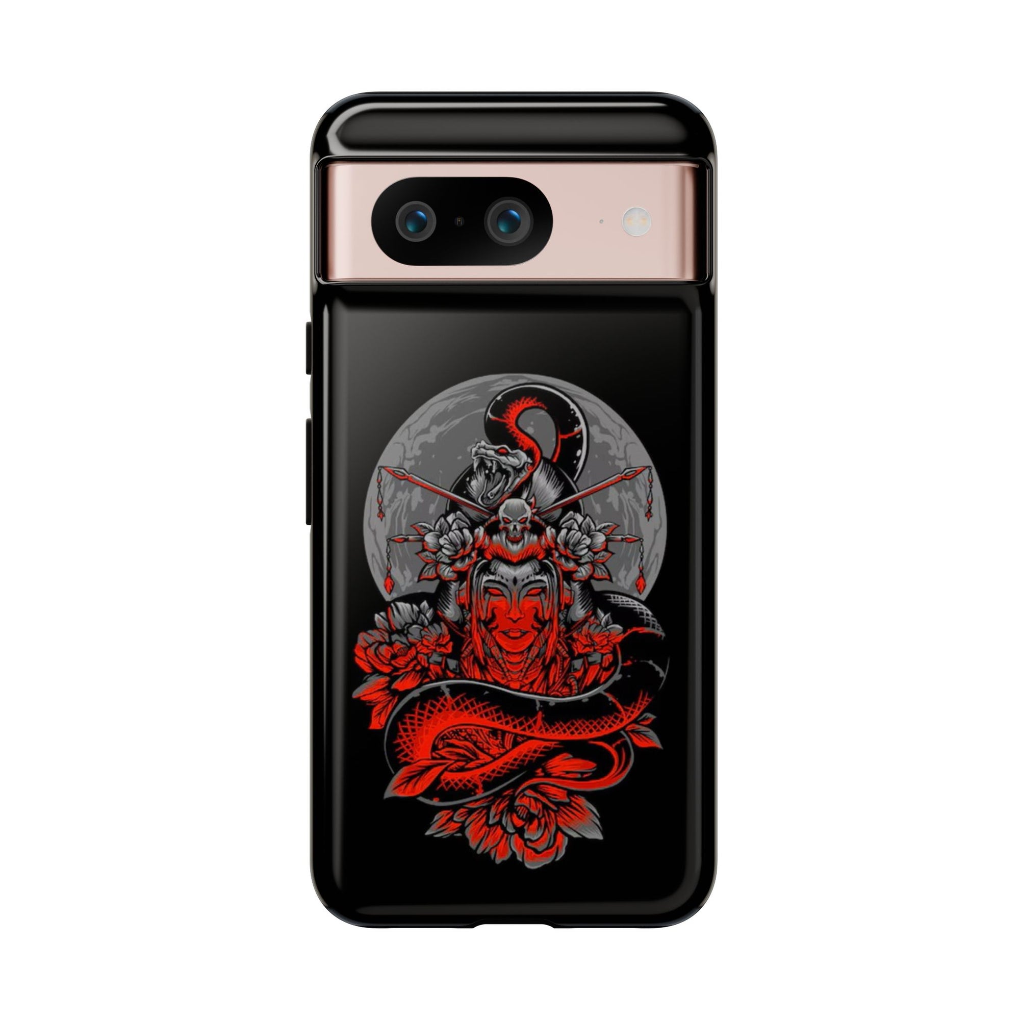 Tough Cases for iPhone, Dragon & Warrior Design, Durable Phone Protection, Perfect Gift for Tech Lovers, Unique Gifting