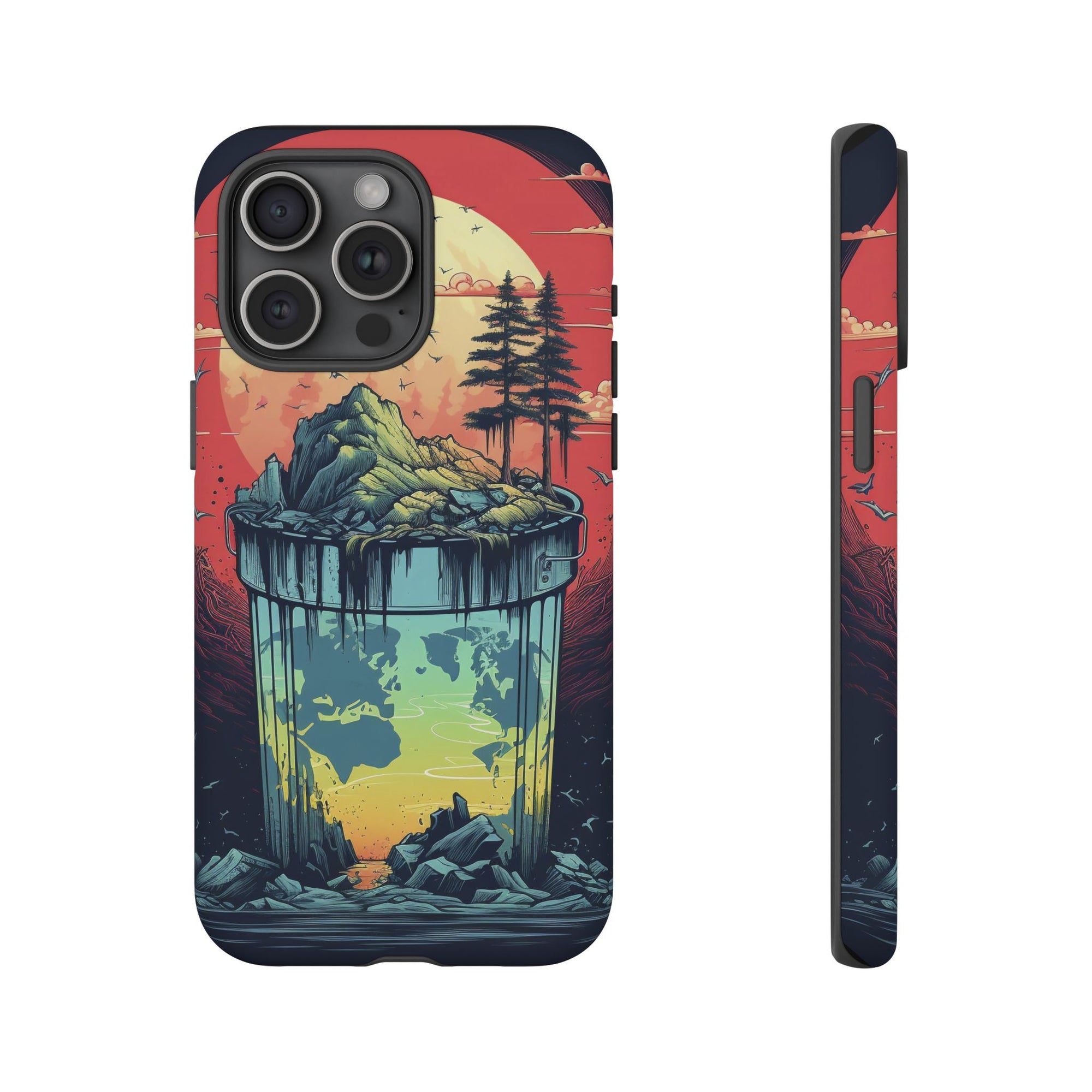Vibrant Nature-Themed Phone Case, Tough Cases for Adventurers, Eco-Friendly, Trendy Phone Accessory, Great Gift for Nature Lovers