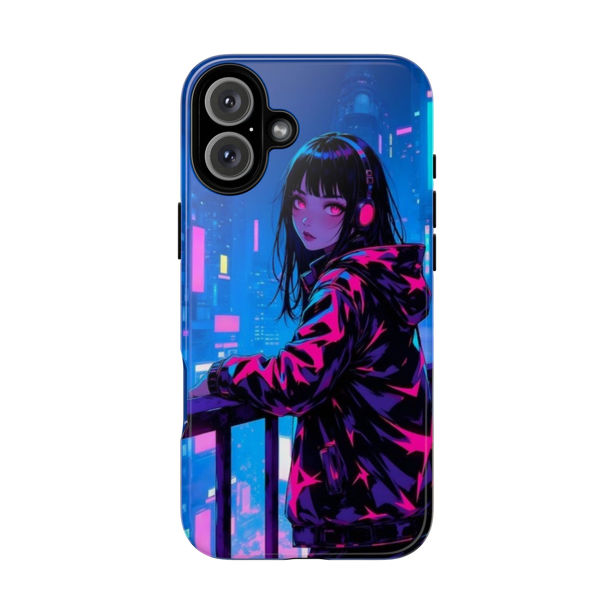 Futuristic Phone Case, Cyberpunk Aesthetic, Tough Phone Cover, Urban Style, Gift for Tech Lovers, Unique Phone Accessories, Streetwear [...]