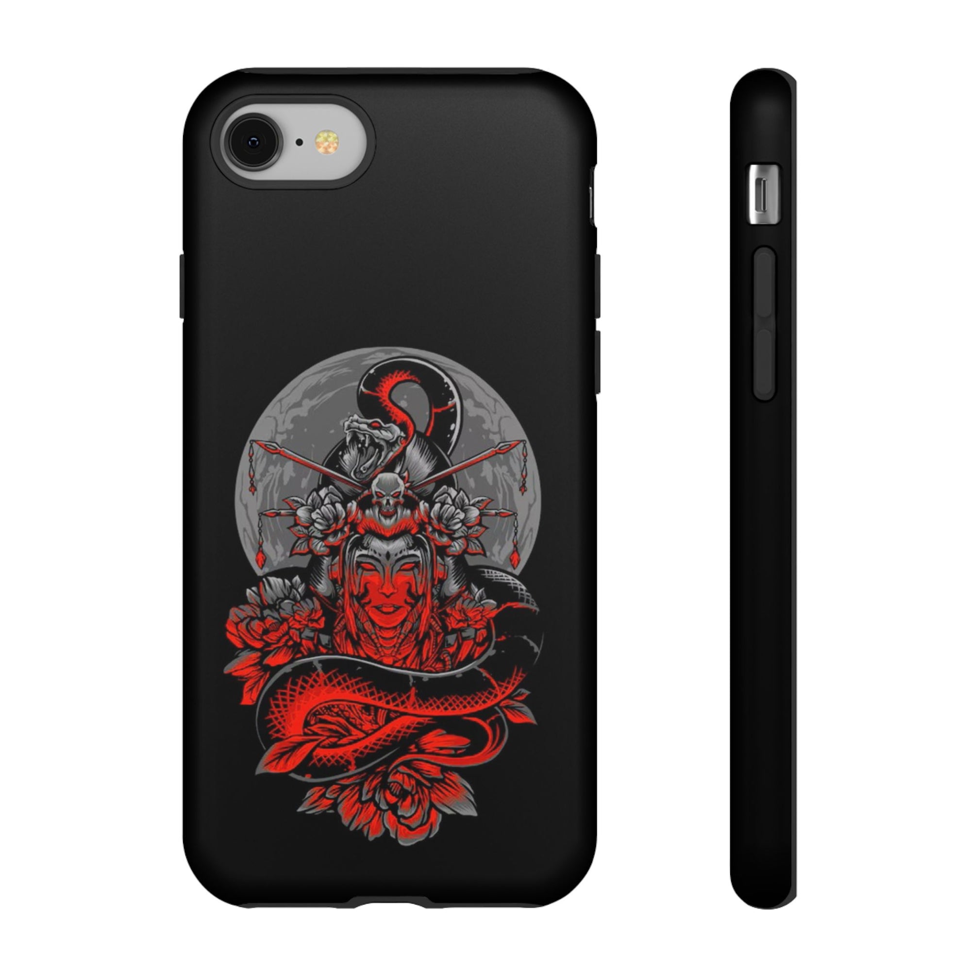 Tough Cases for iPhone, Dragon & Warrior Design, Durable Phone Protection, Perfect Gift for Tech Lovers, Unique Gifting