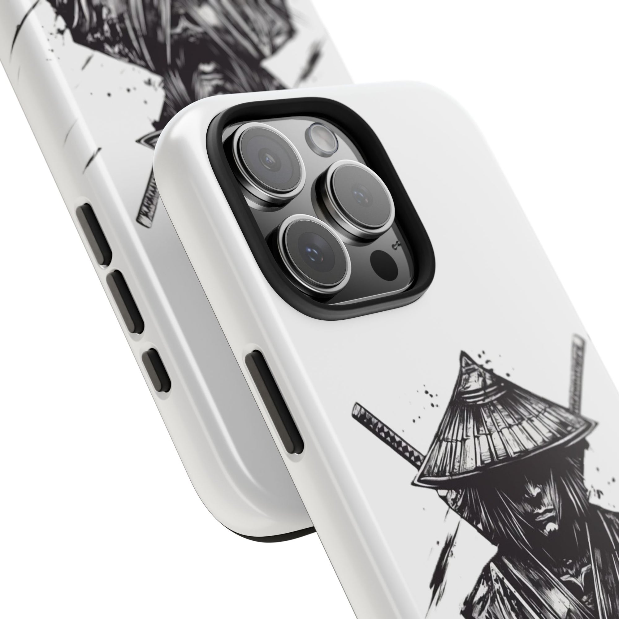 Samurai Tough Phone Cases, Rugged Smartphone Accessories, Durable Covers for Men, Unique Gifts for Him, Japanese Warrior Design
