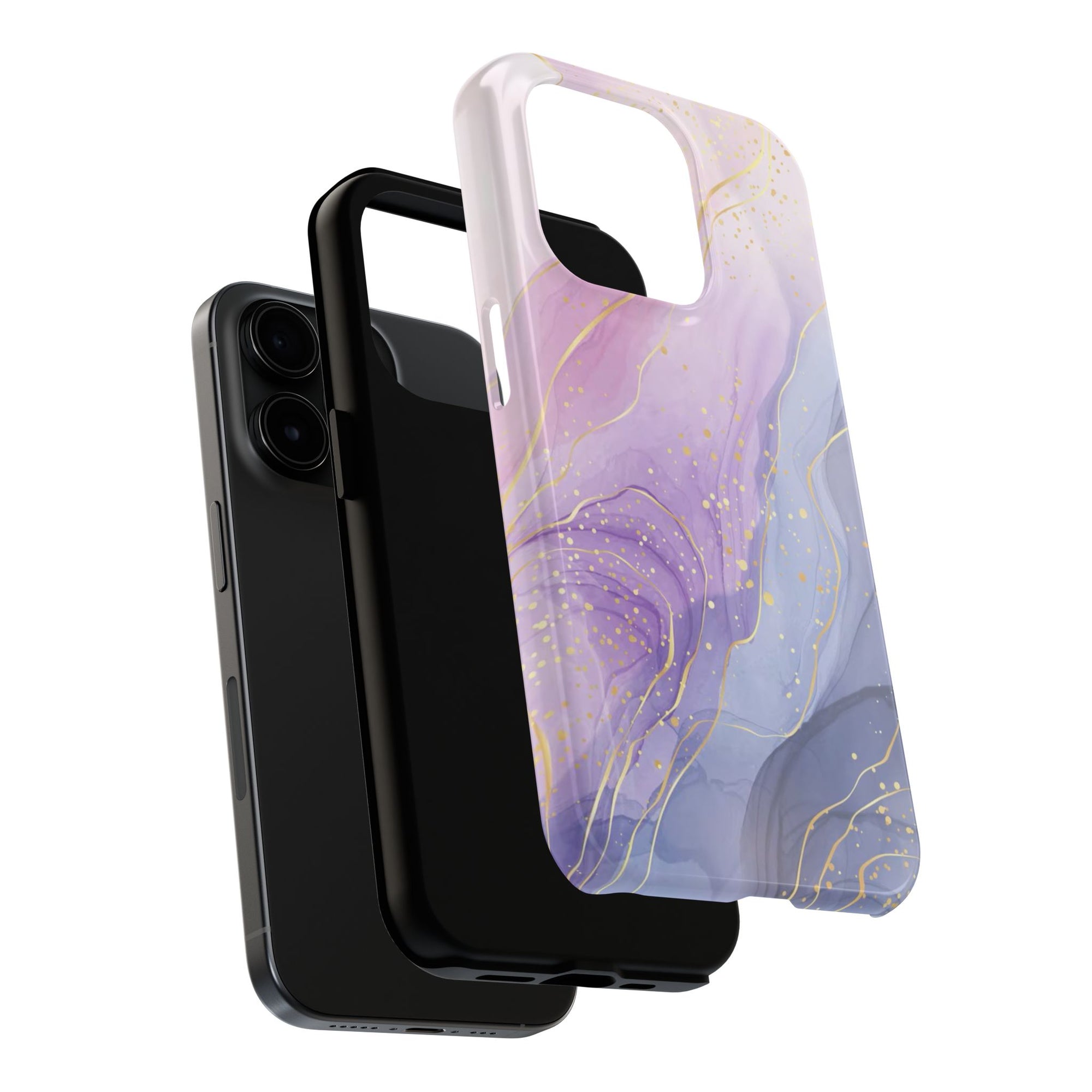 Elegant Abstract Tough Phone Cases for Stylish Protection, Gift for Her, Phone Accessories, Lavender Marble Design, Phone Cover for [...]
