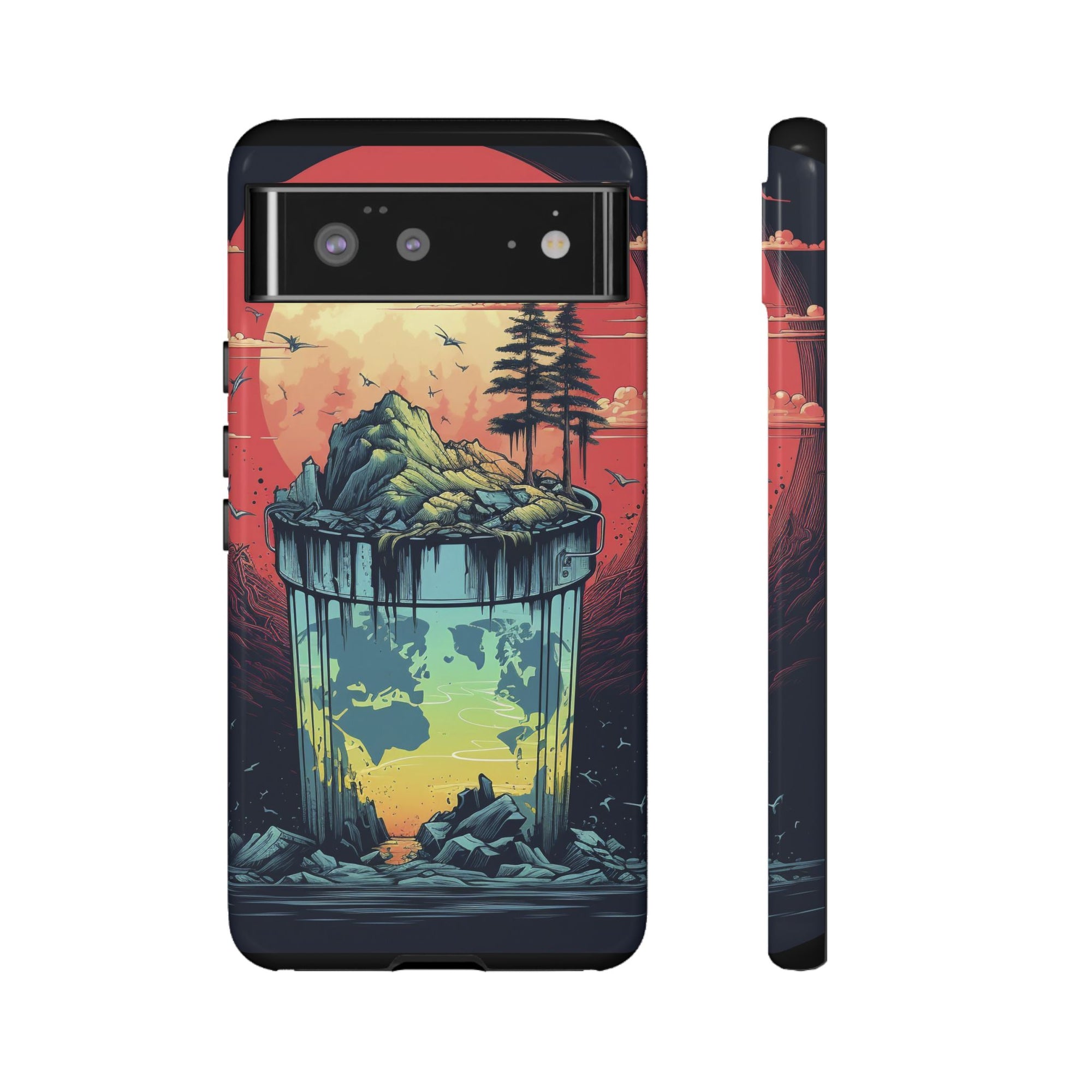 Vibrant Nature-Themed Phone Case, Tough Cases for Adventurers, Eco-Friendly, Trendy Phone Accessory, Great Gift for Nature Lovers