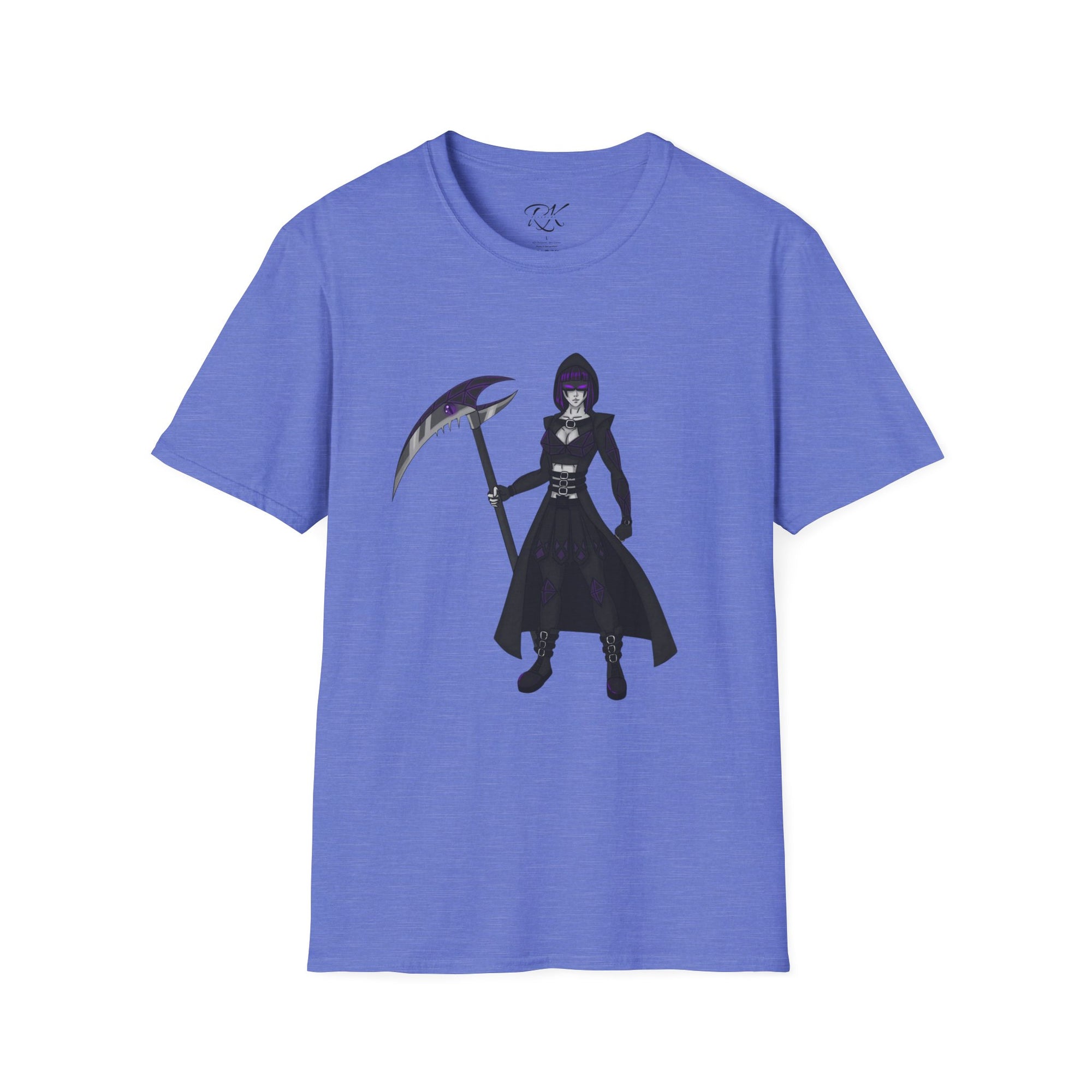 Gothic Fantasy T-Shirt, Unisex Softstyle Tee, Halloween Costume, Creepy Graphic Tee, Gift for Gamers, Unique Graphic Shirt