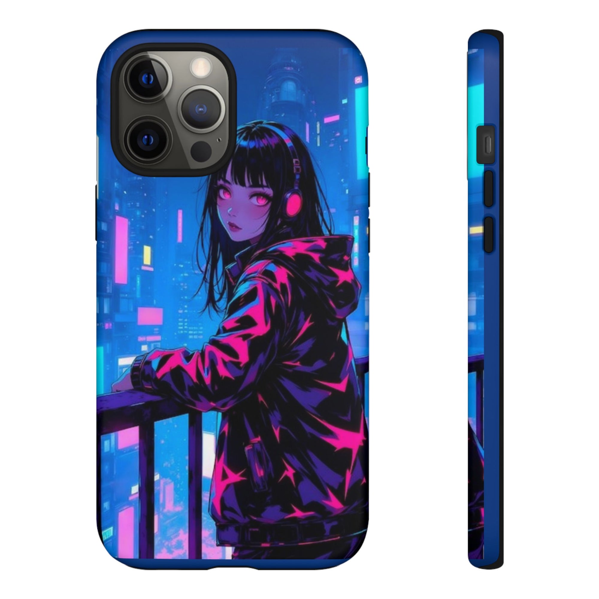Futuristic Phone Case, Cyberpunk Aesthetic, Tough Phone Cover, Urban Style, Gift for Tech Lovers, Unique Phone Accessories, Streetwear [...]