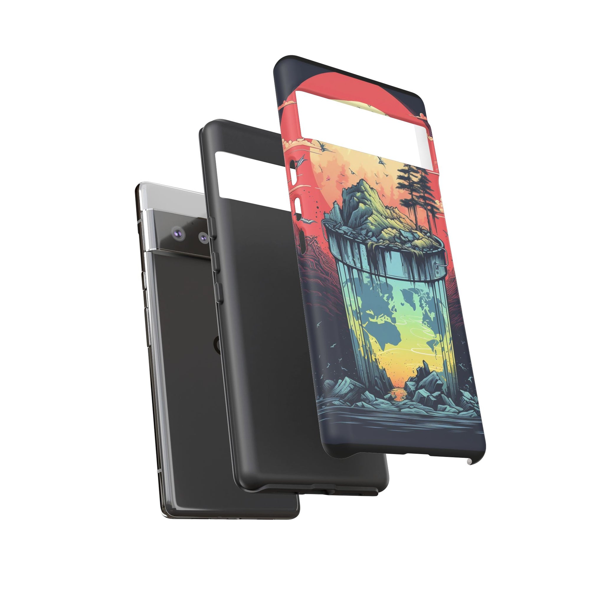 Vibrant Nature-Themed Phone Case, Tough Cases for Adventurers, Eco-Friendly, Trendy Phone Accessory, Great Gift for Nature Lovers