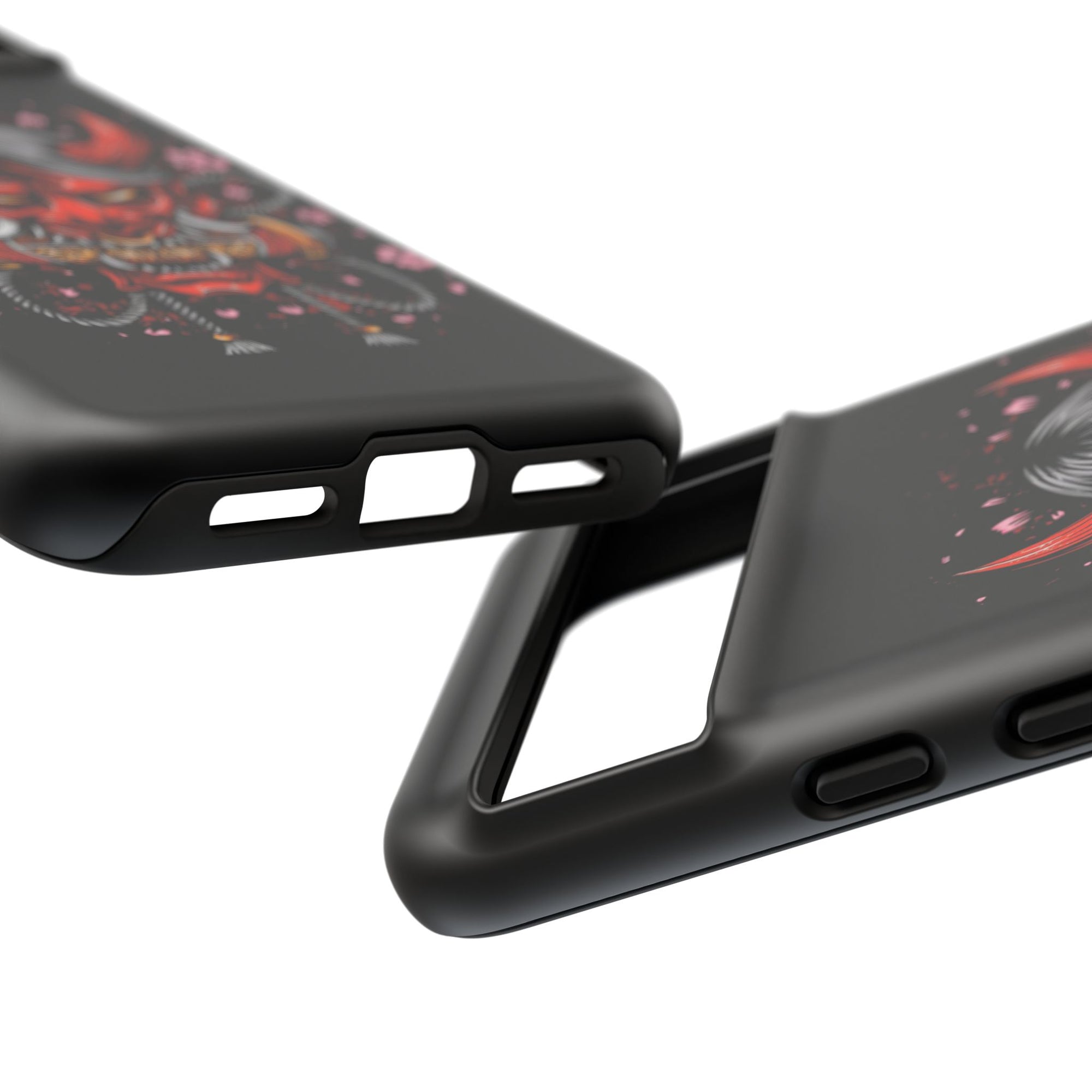 Tough Cases: Fierce Demon Phone Case, Edgy Phone Cover, Protect Your Device, Gift for Anime Fans, Unique Artwork Case