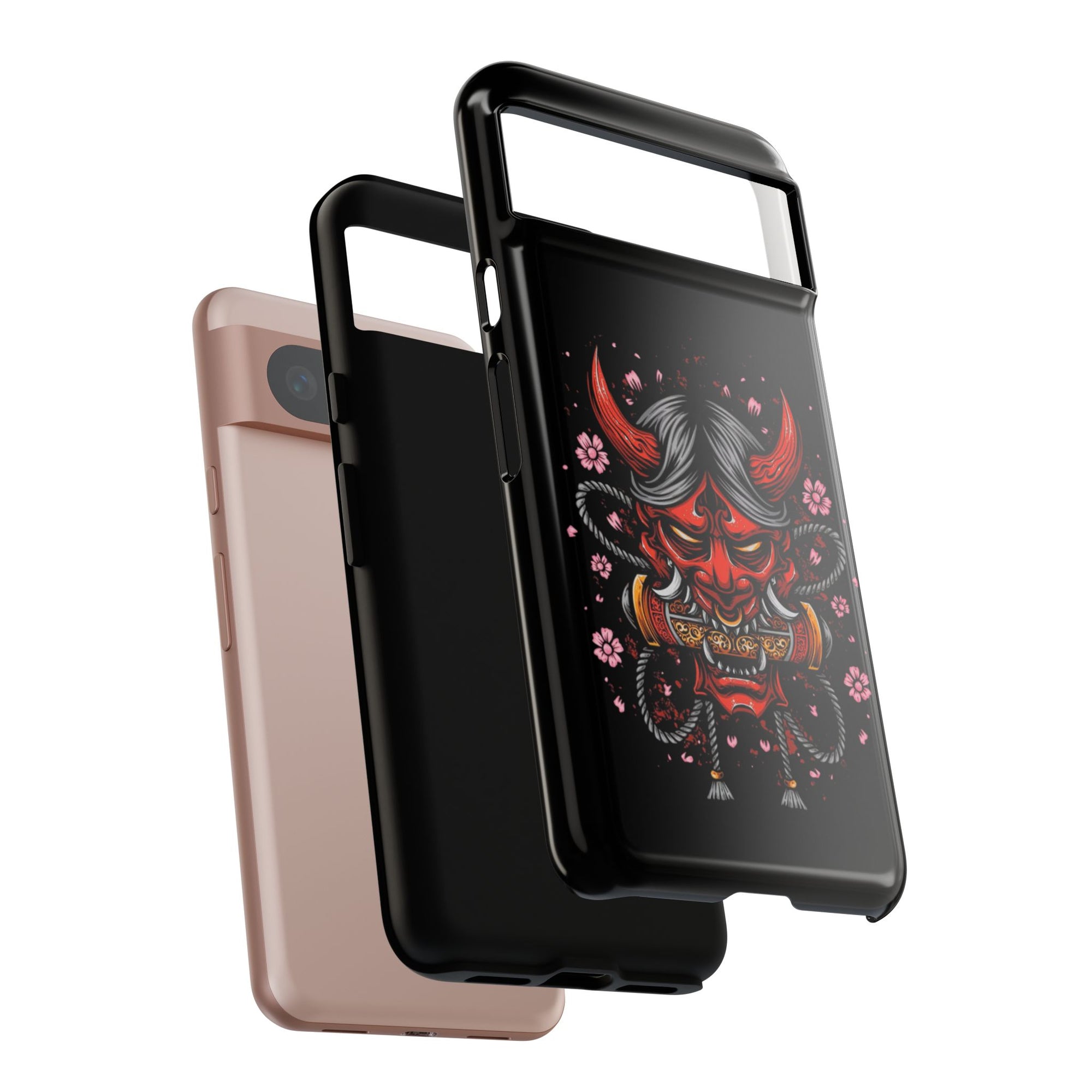 Tough Cases: Fierce Demon Phone Case, Edgy Phone Cover, Protect Your Device, Gift for Anime Fans, Unique Artwork Case