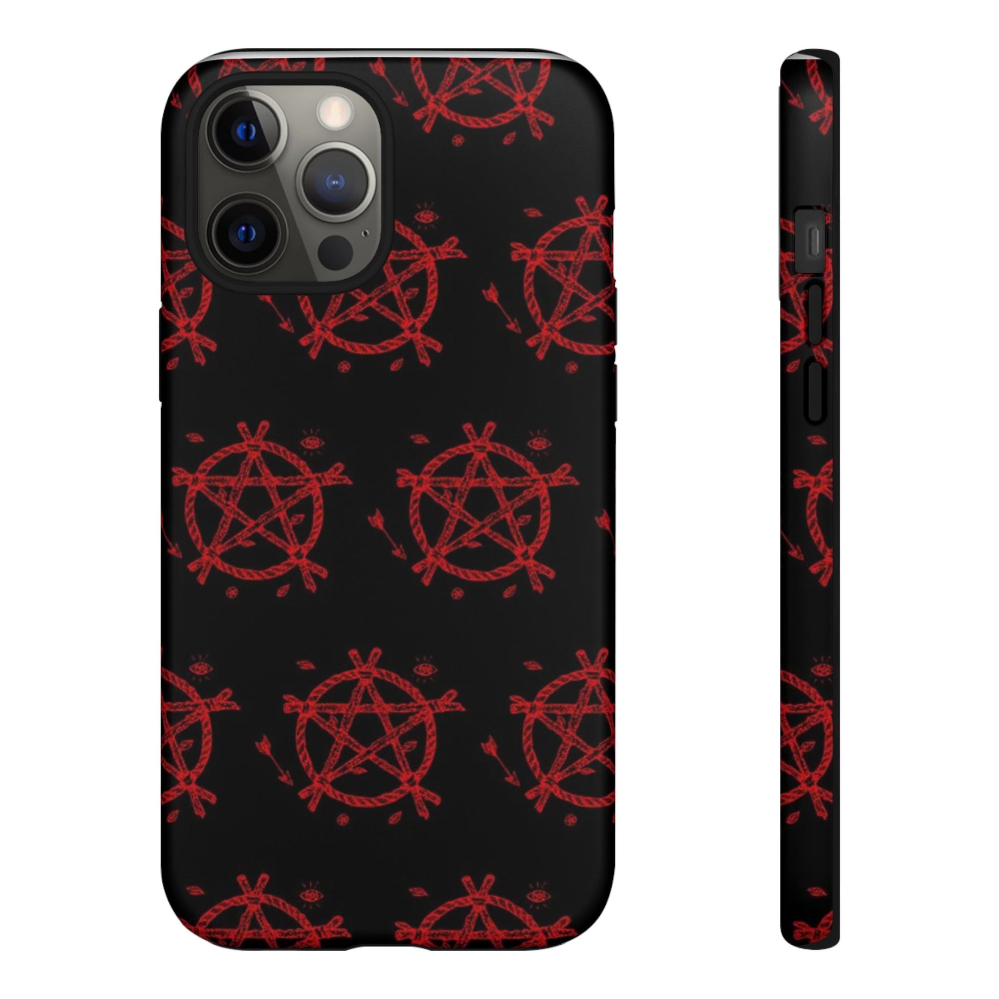 Anarchist iPhone Case, Tough Phone Cover, Punk Style Accessory, Unique Gift for Rebels, Goth Aesthetic Phone Case