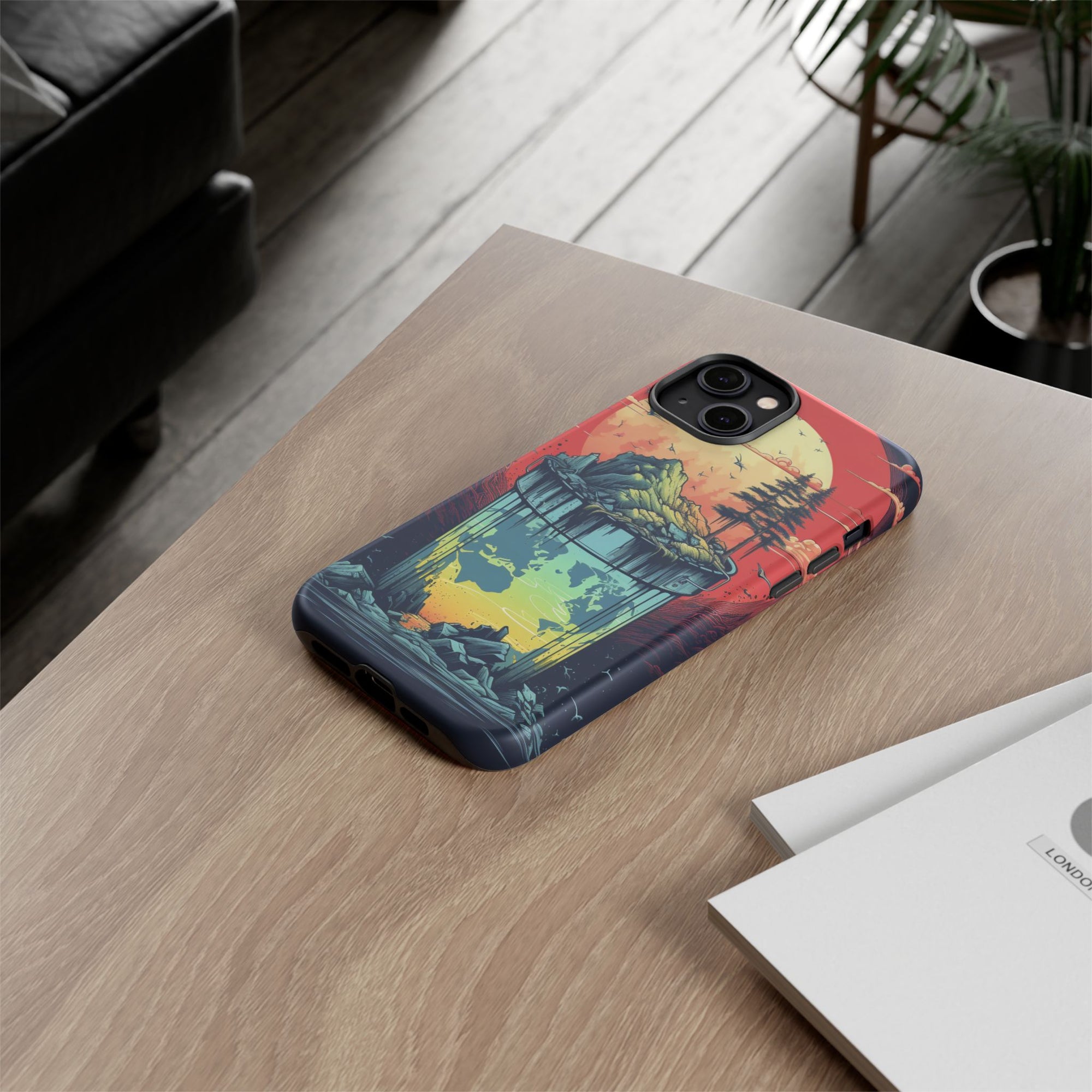 Vibrant Nature-Themed Phone Case, Tough Cases for Adventurers, Eco-Friendly, Trendy Phone Accessory, Great Gift for Nature Lovers