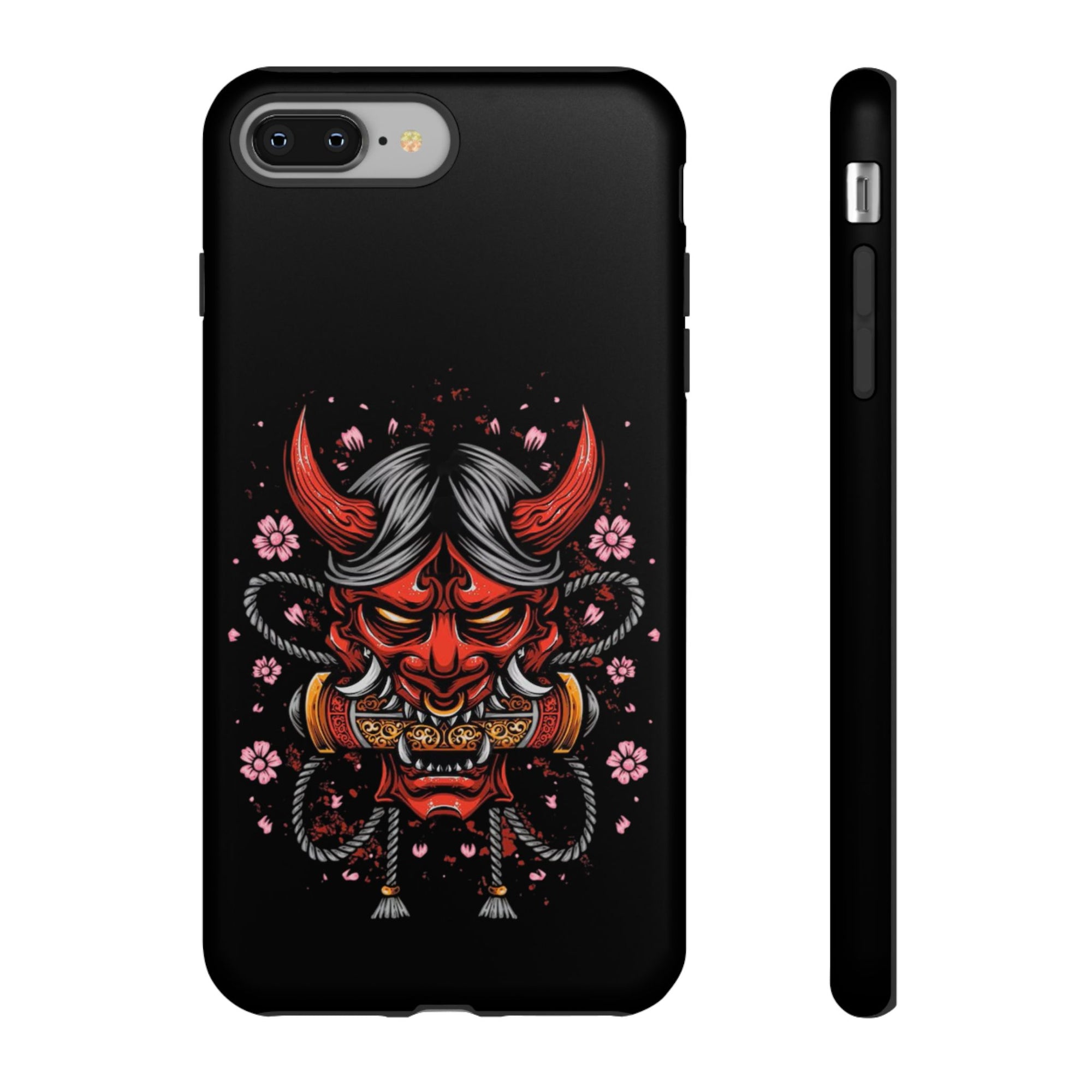 Tough Cases: Fierce Demon Phone Case, Edgy Phone Cover, Protect Your Device, Gift for Anime Fans, Unique Artwork Case