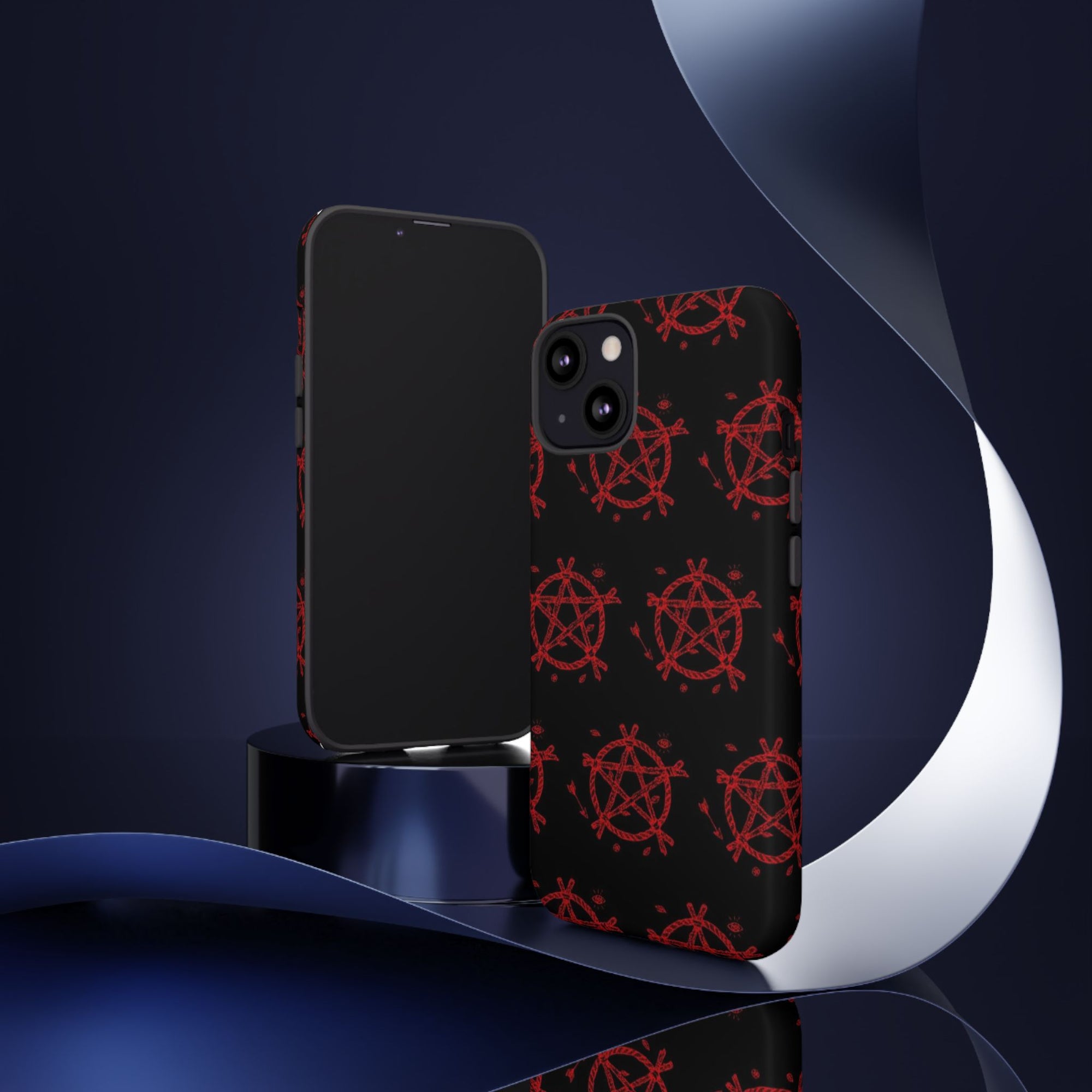 Anarchist iPhone Case, Tough Phone Cover, Punk Style Accessory, Unique Gift for Rebels, Goth Aesthetic Phone Case