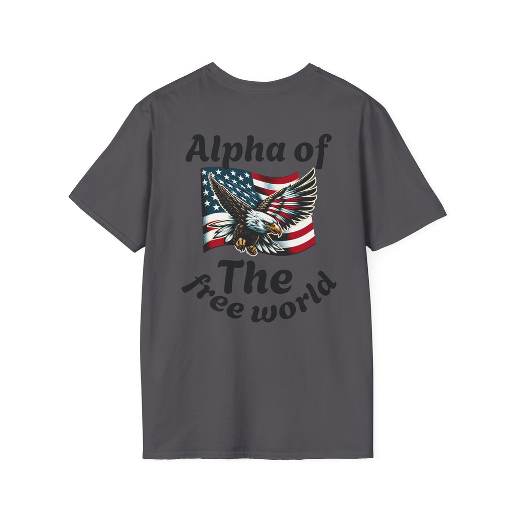 Patriotic Graphic T-Shirt, Unisex Softstyle Tee, Independence Day Gift, Freedom Apparel, Americana Clothing