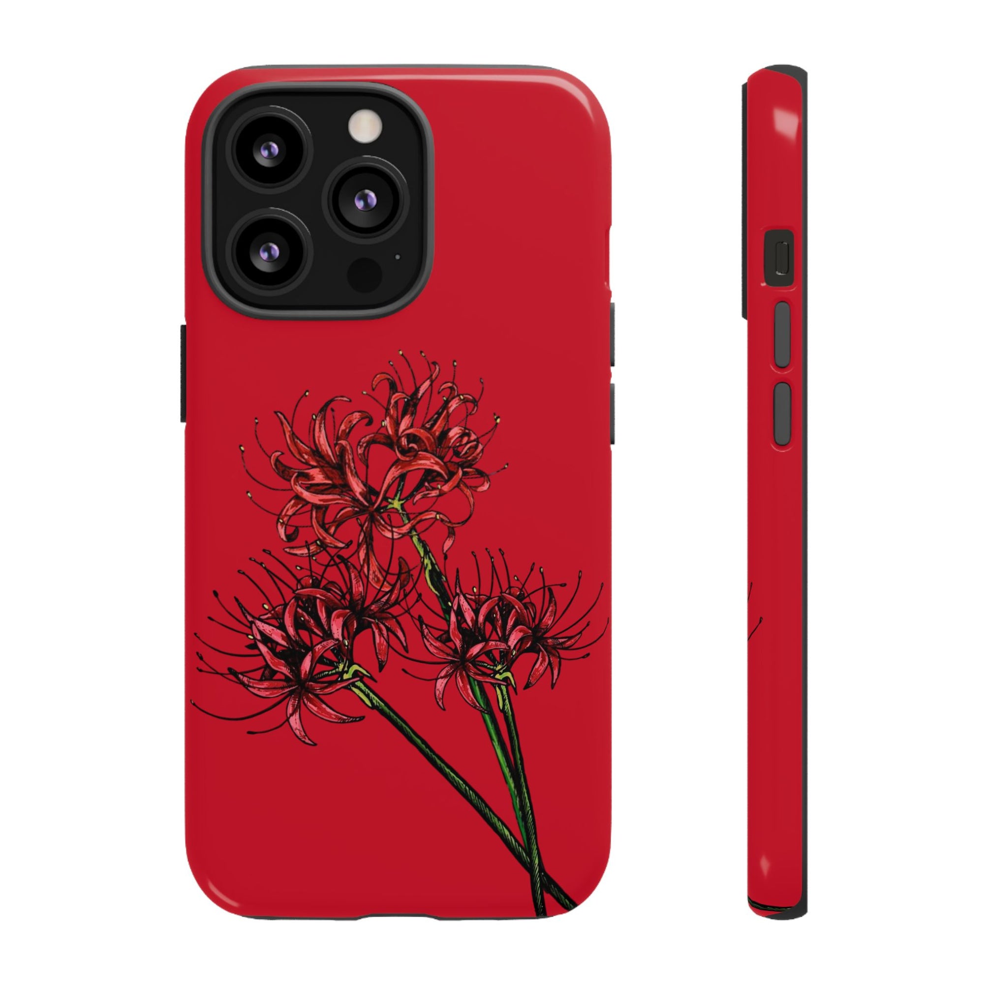 Floral Phone Case, Cute Durable Case for Plants Lovers, Stylish Tech Accessories, Gift for Her, Autumn Decor