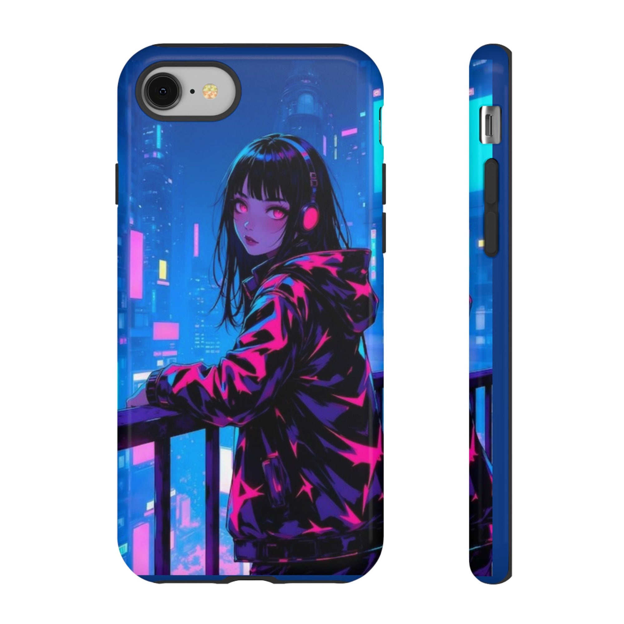 Futuristic Phone Case, Cyberpunk Aesthetic, Tough Phone Cover, Urban Style, Gift for Tech Lovers, Unique Phone Accessories, Streetwear [...]