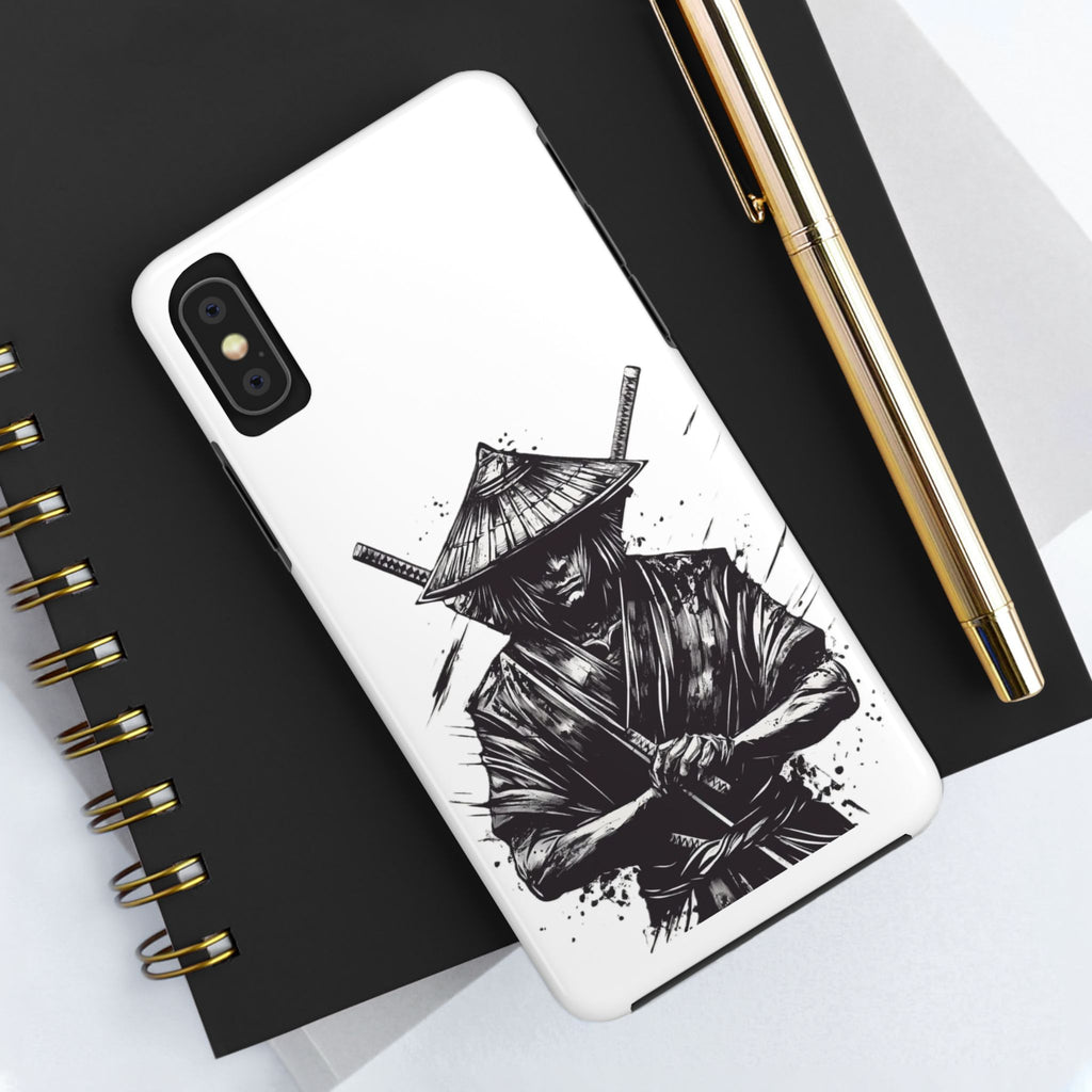 Samurai Tough Phone Cases, Rugged Smartphone Accessories, Durable Covers for Men, Unique Gifts for Him, Japanese Warrior Design