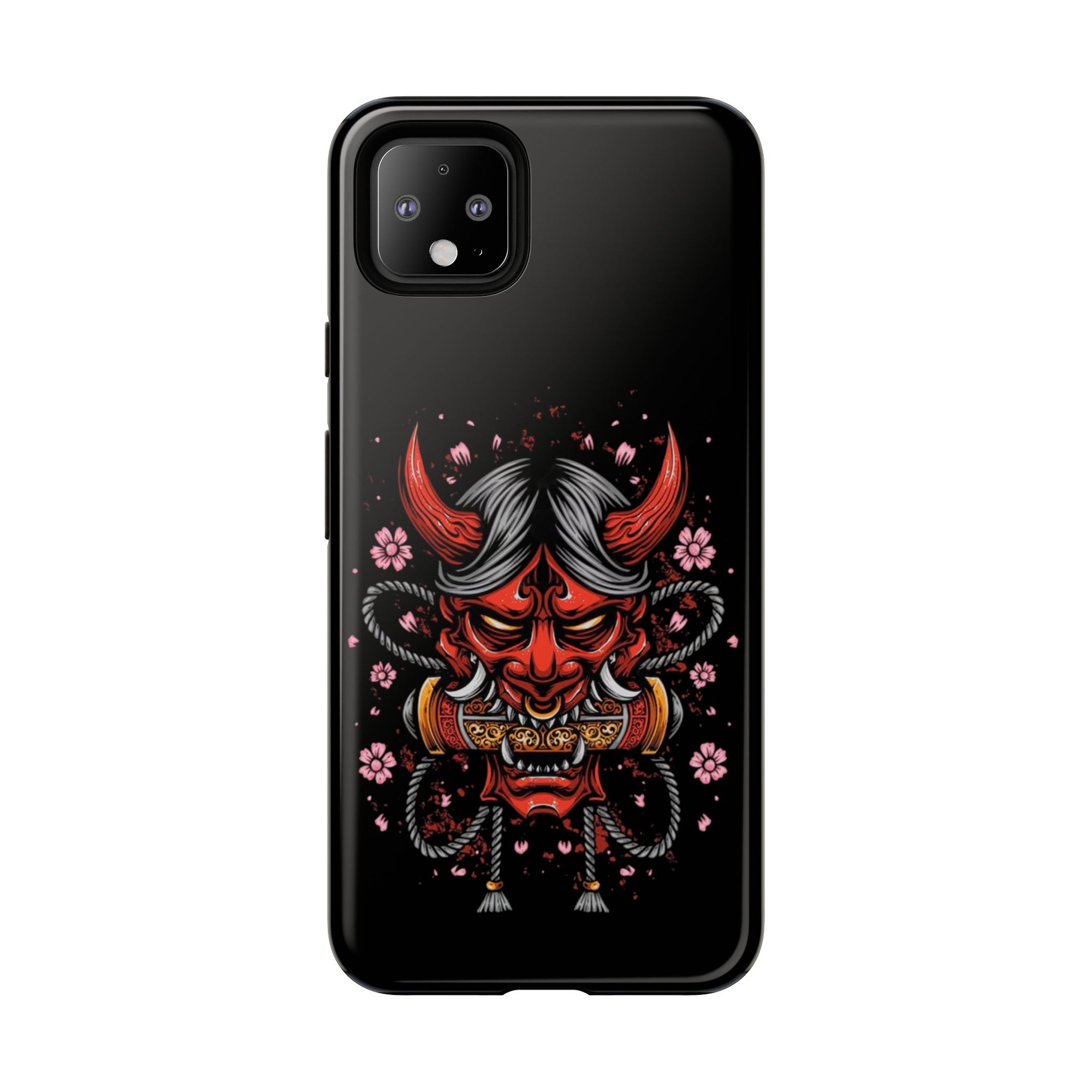 Tough Cases: Fierce Demon Phone Case, Edgy Phone Cover, Protect Your Device, Gift for Anime Fans, Unique Artwork Case