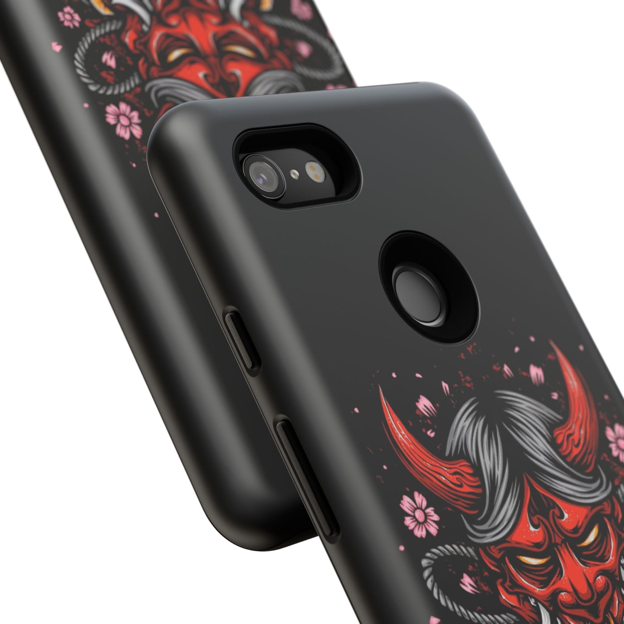 Tough Cases: Fierce Demon Phone Case, Edgy Phone Cover, Protect Your Device, Gift for Anime Fans, Unique Artwork Case