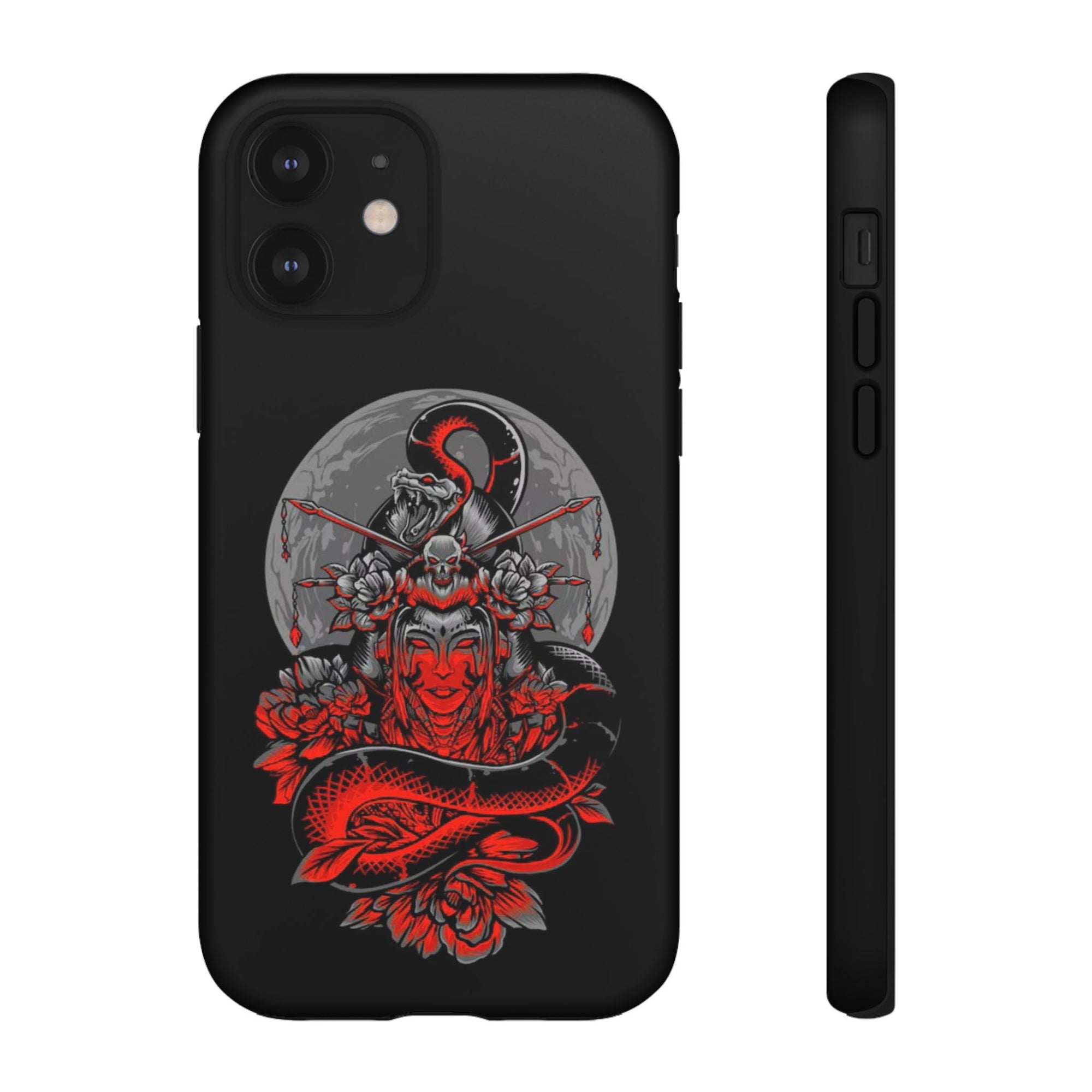 Tough Cases for iPhone, Dragon & Warrior Design, Durable Phone Protection, Perfect Gift for Tech Lovers, Unique Gifting