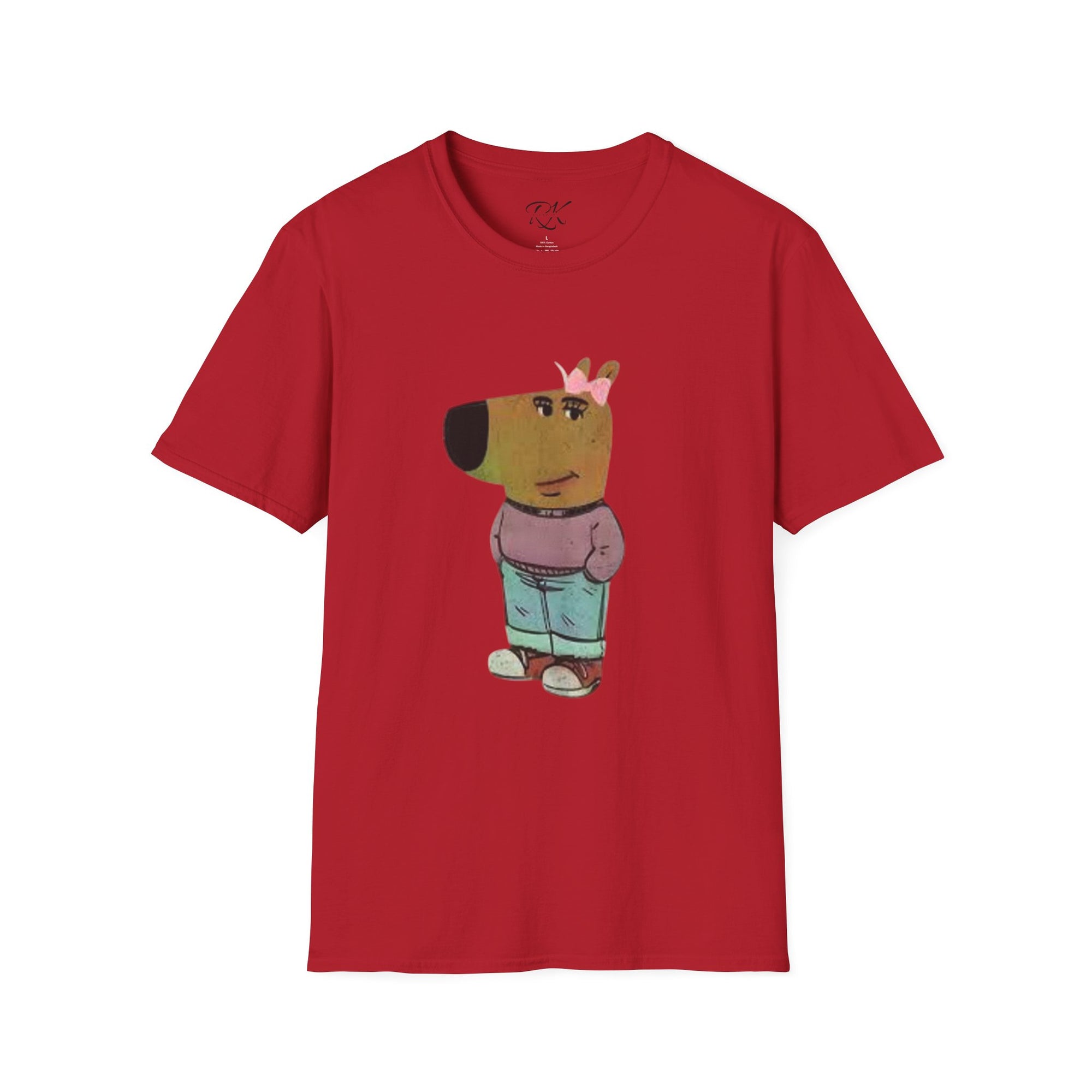 Whimsical Dog Art Unisex T-Shirt - Cute Pet Lover Gift, Casual Wear, Animal Themed Apparel, Fun Gift for Dog Owners