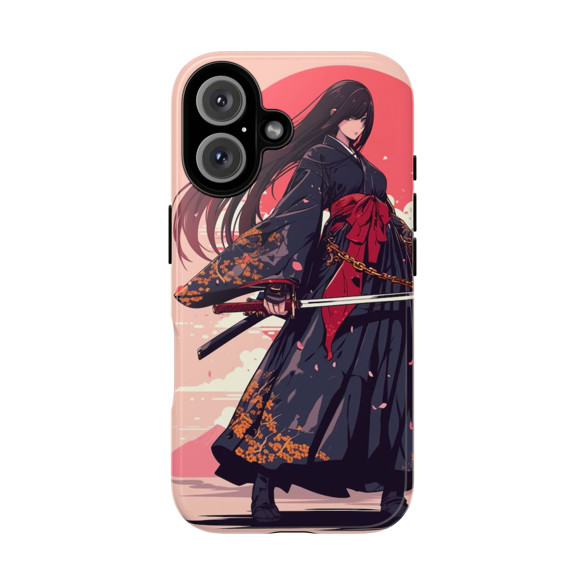 Stylish Phone Case with Warrior Design, Tough Phone Cover for Anime Lovers, Gift for Gamers, Cute Phone Accessories, Unique Tech Gifts