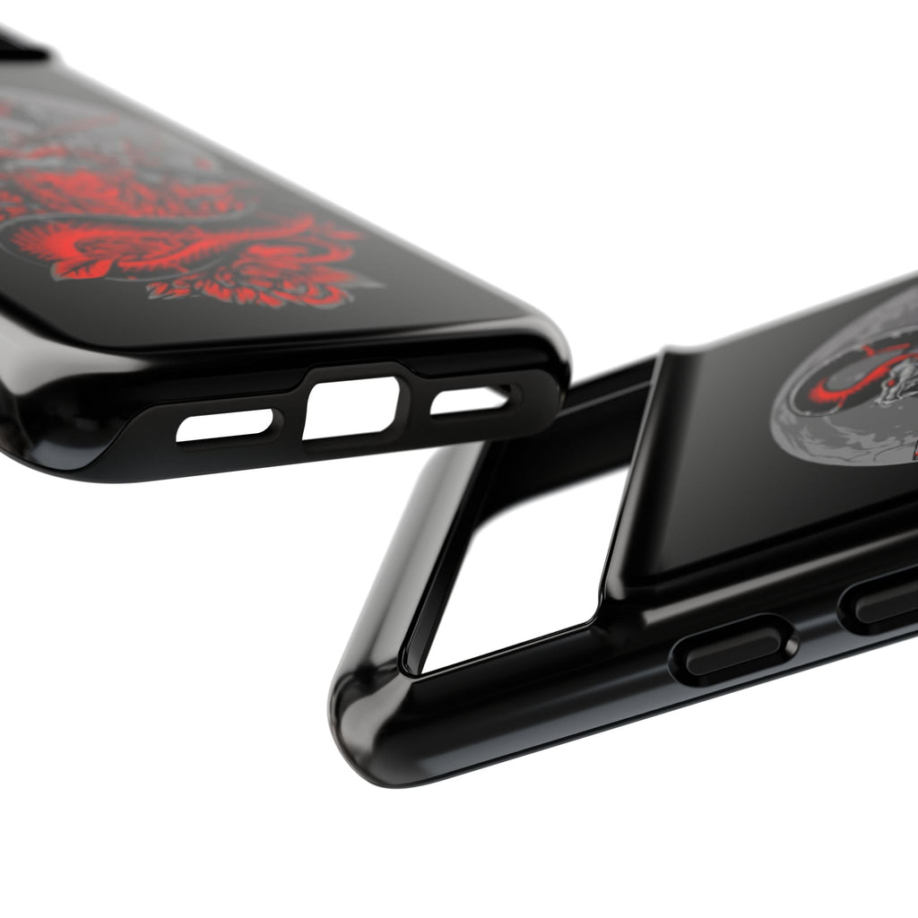 Tough Cases for iPhone, Dragon & Warrior Design, Durable Phone Protection, Perfect Gift for Tech Lovers, Unique Gifting