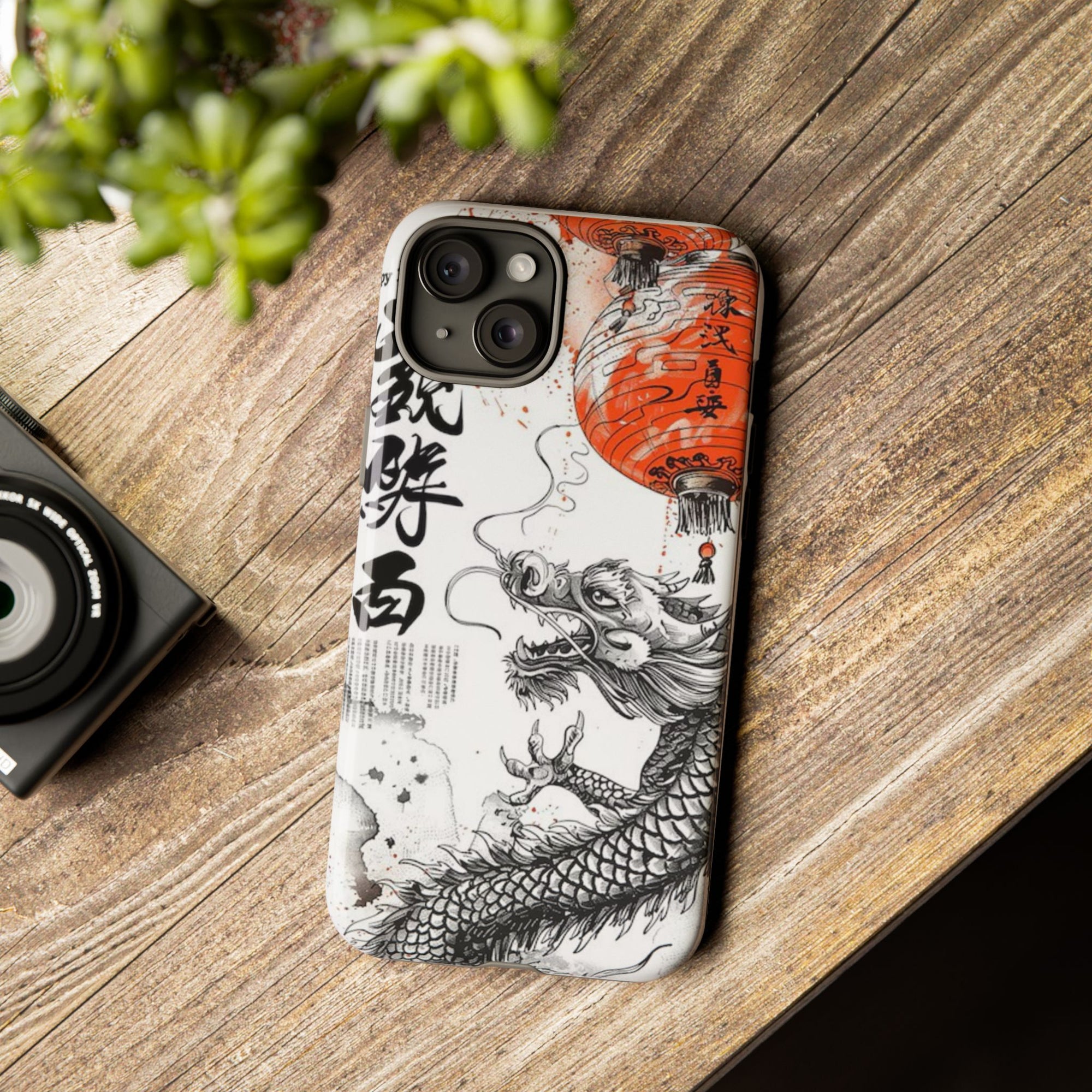 Dragon Design Phone Case, Tough Cases with Chinese Art for Unique Style, Gift for Art Lovers, Phone Protection, Trendy Accessories