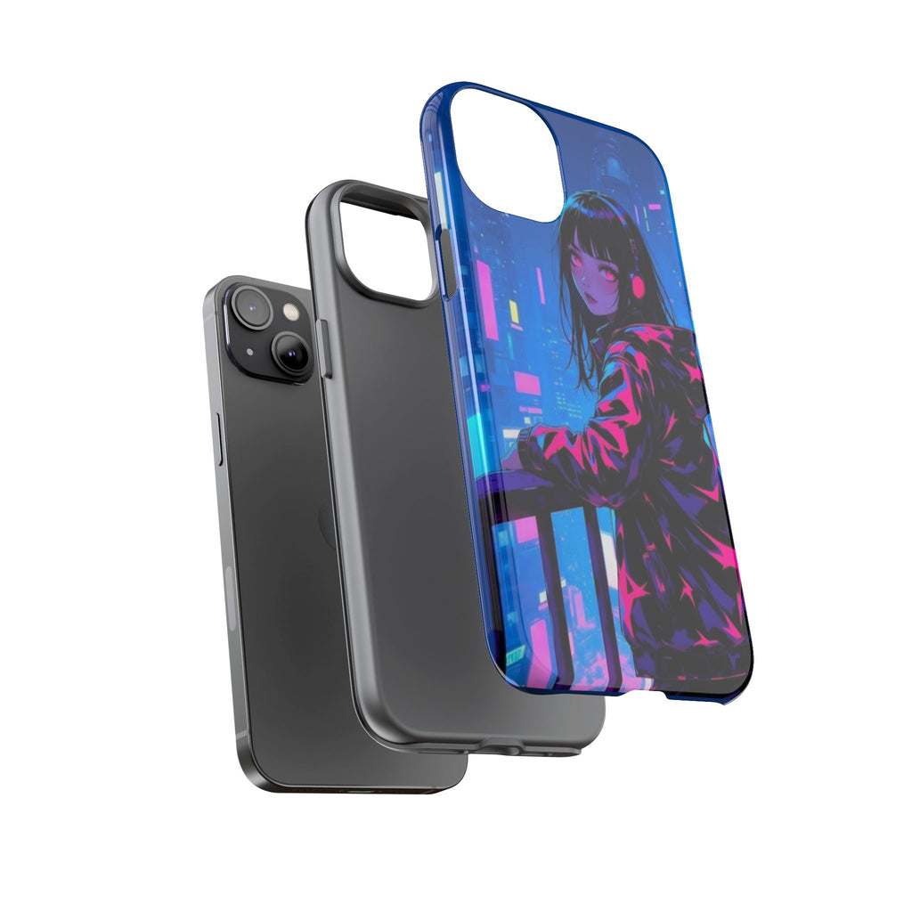 Futuristic Phone Case, Cyberpunk Aesthetic, Tough Phone Cover, Urban Style, Gift for Tech Lovers, Unique Phone Accessories, Streetwear [...]