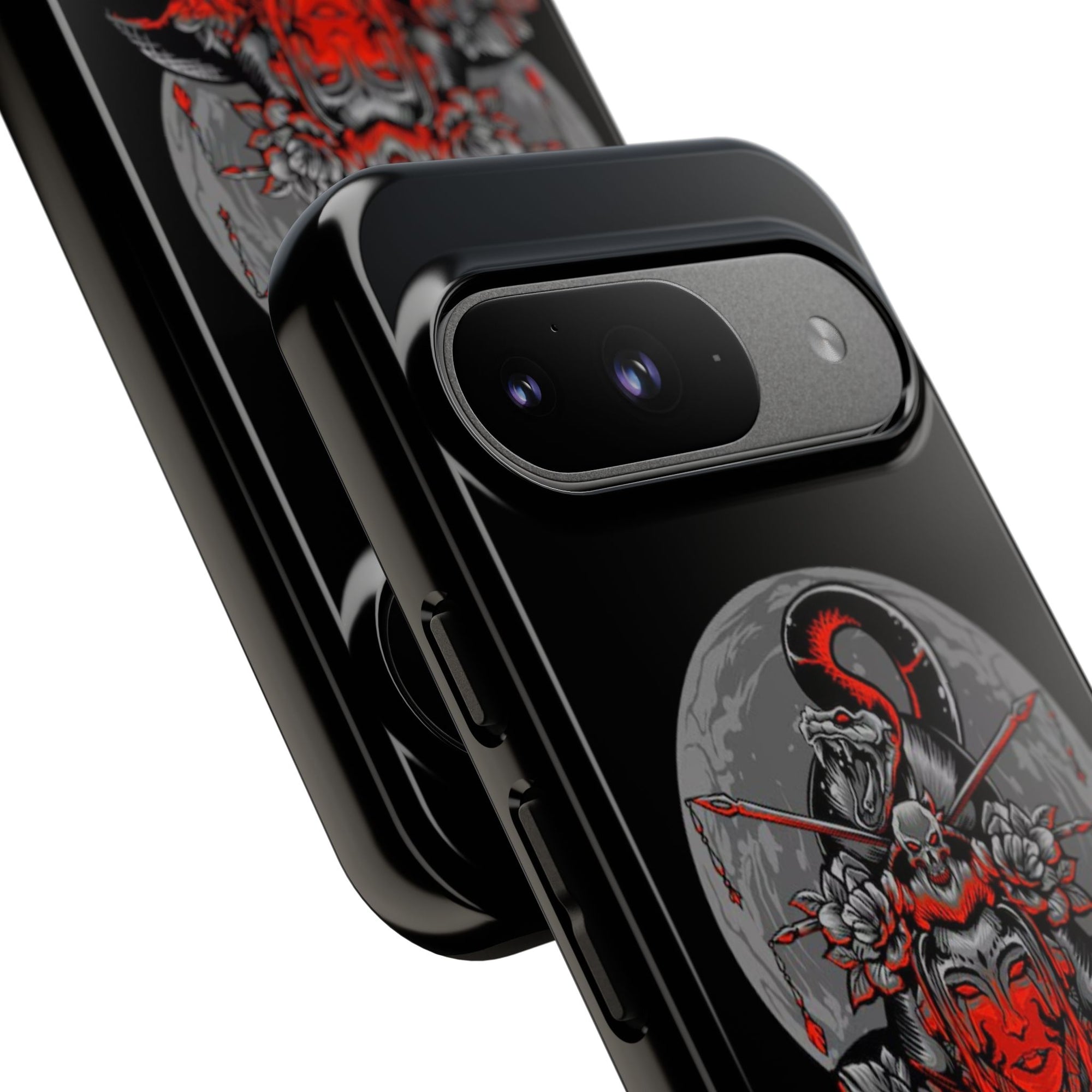 Tough Cases for iPhone, Dragon & Warrior Design, Durable Phone Protection, Perfect Gift for Tech Lovers, Unique Gifting