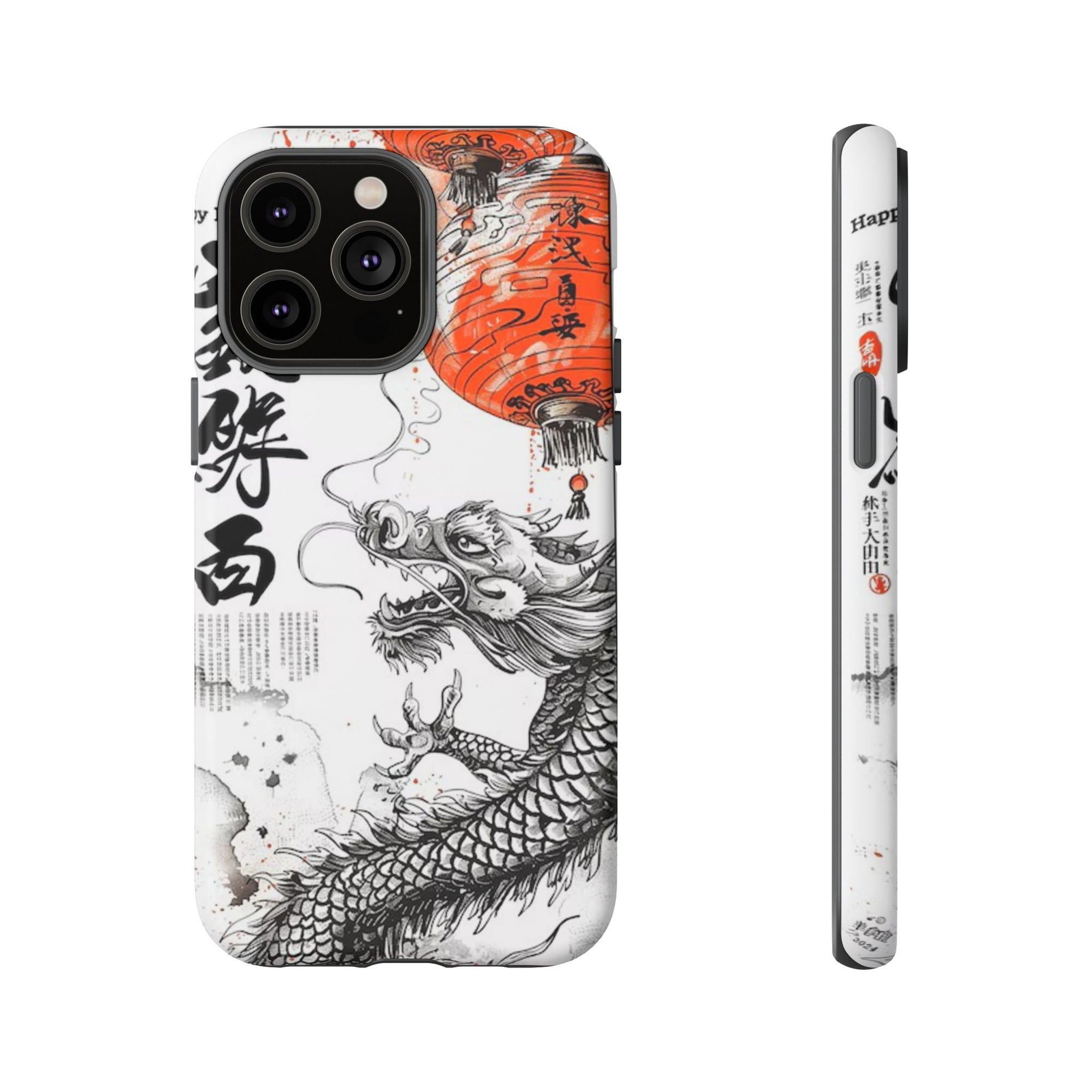 Dragon Design Phone Case, Tough Cases with Chinese Art for Unique Style, Gift for Art Lovers, Phone Protection, Trendy Accessories