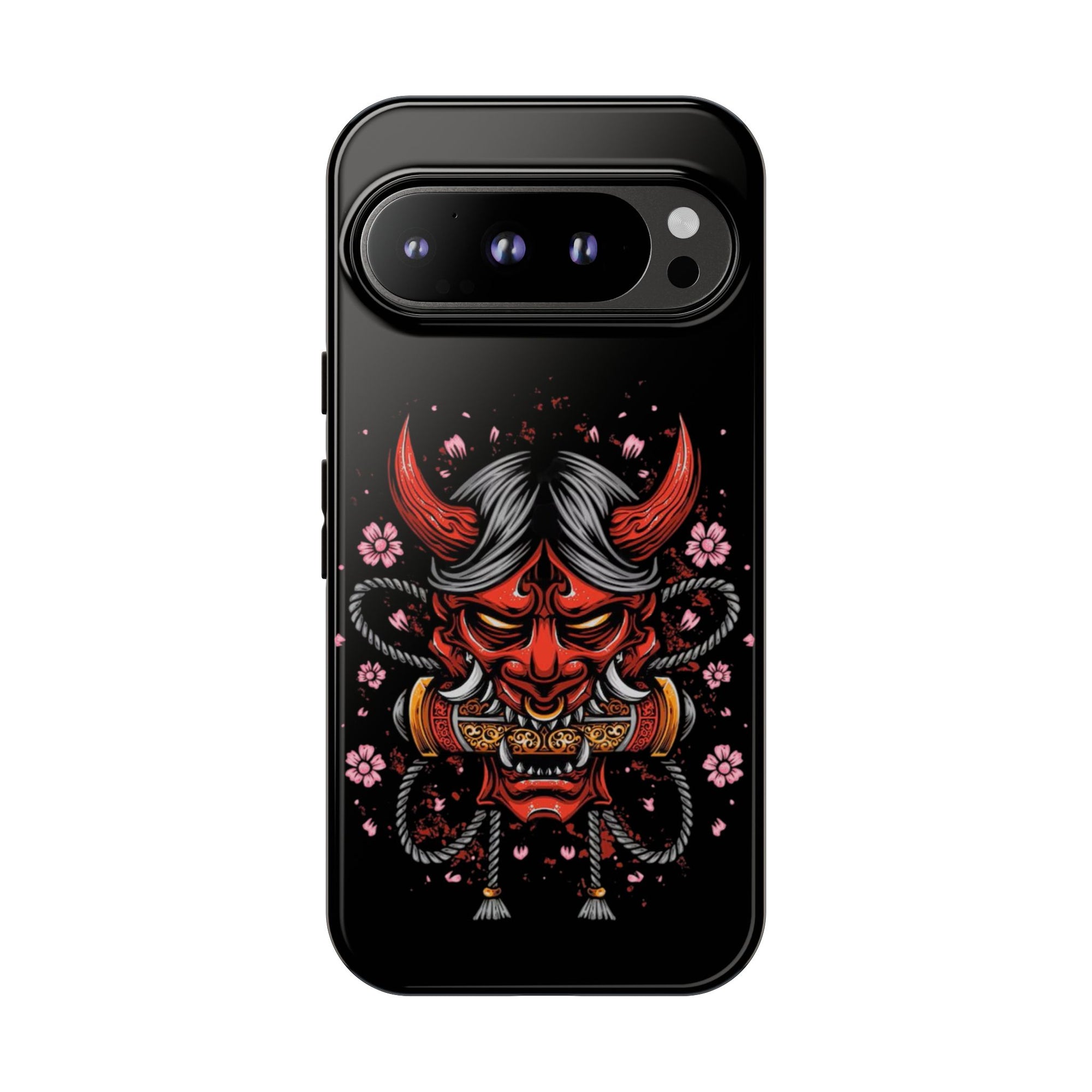 Tough Cases: Fierce Demon Phone Case, Edgy Phone Cover, Protect Your Device, Gift for Anime Fans, Unique Artwork Case