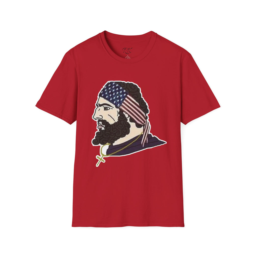 Patriotic Graphic T-Shirt, Unisex Softstyle Tee, Independence Day Gift, Freedom Apparel, Americana Clothing