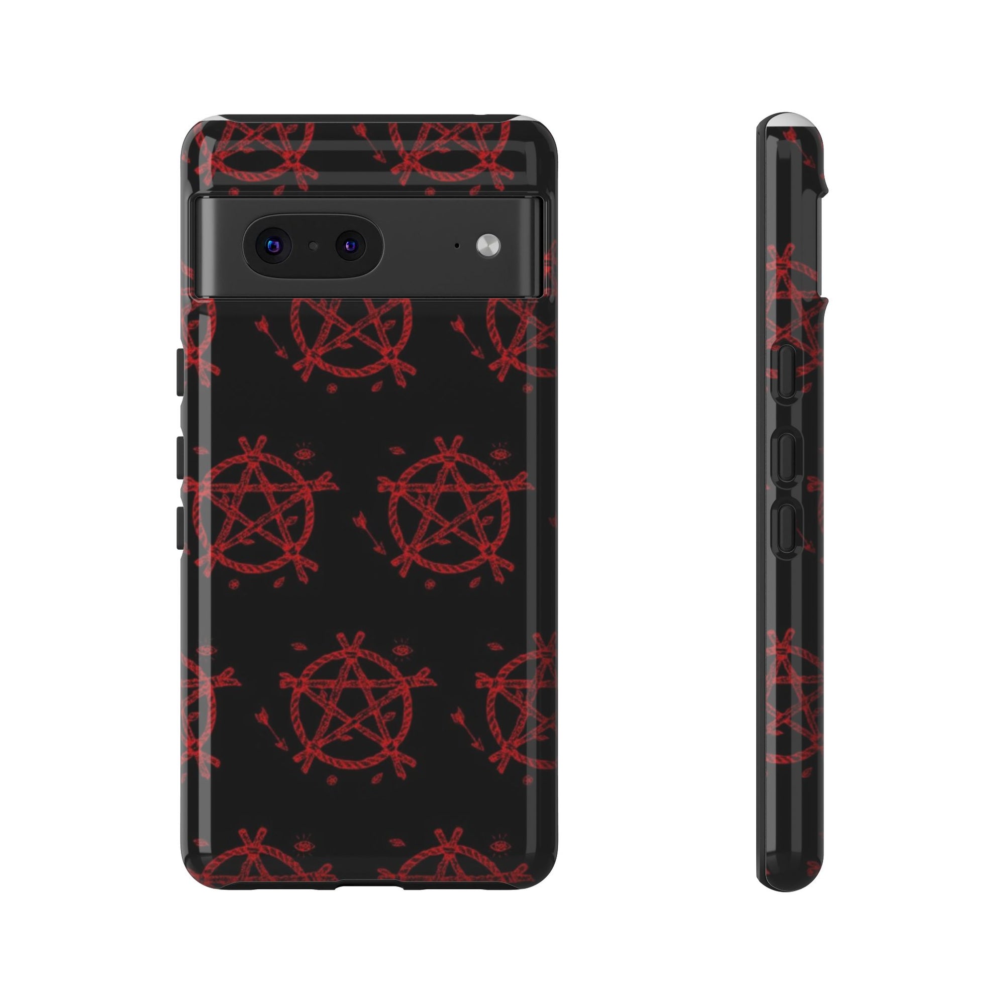 Anarchist iPhone Case, Tough Phone Cover, Punk Style Accessory, Unique Gift for Rebels, Goth Aesthetic Phone Case