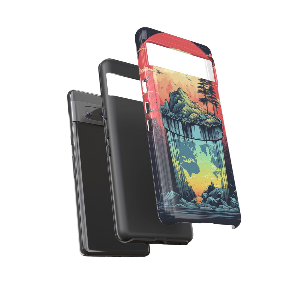 Vibrant Nature-Themed Phone Case, Tough Cases for Adventurers, Eco-Friendly, Trendy Phone Accessory, Great Gift for Nature Lovers