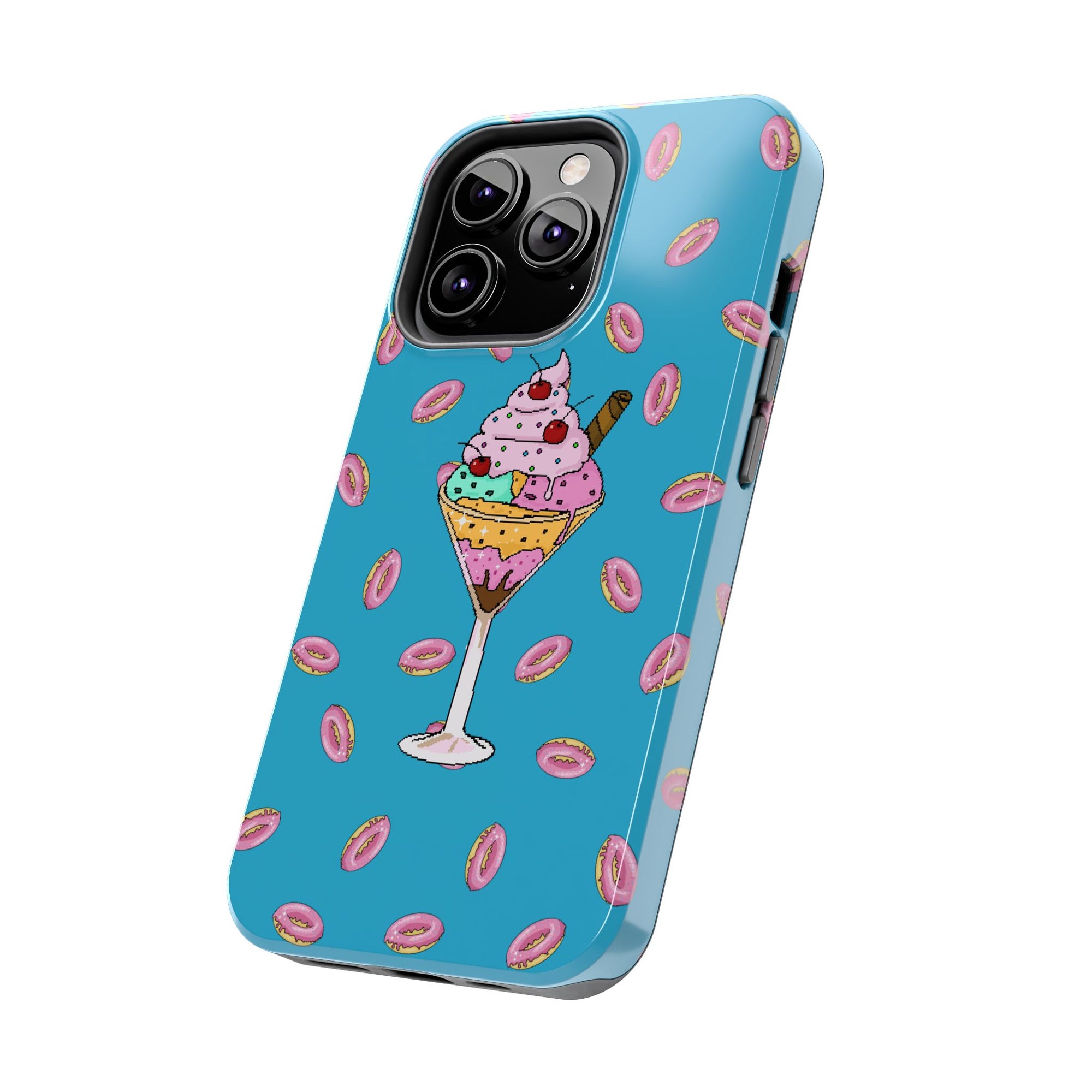 Cute Dessert Phone Cases, Fun iPhone Covers, Quirky Phone Accessories, Donut Lovers Gift, Ice Cream Phone Protector