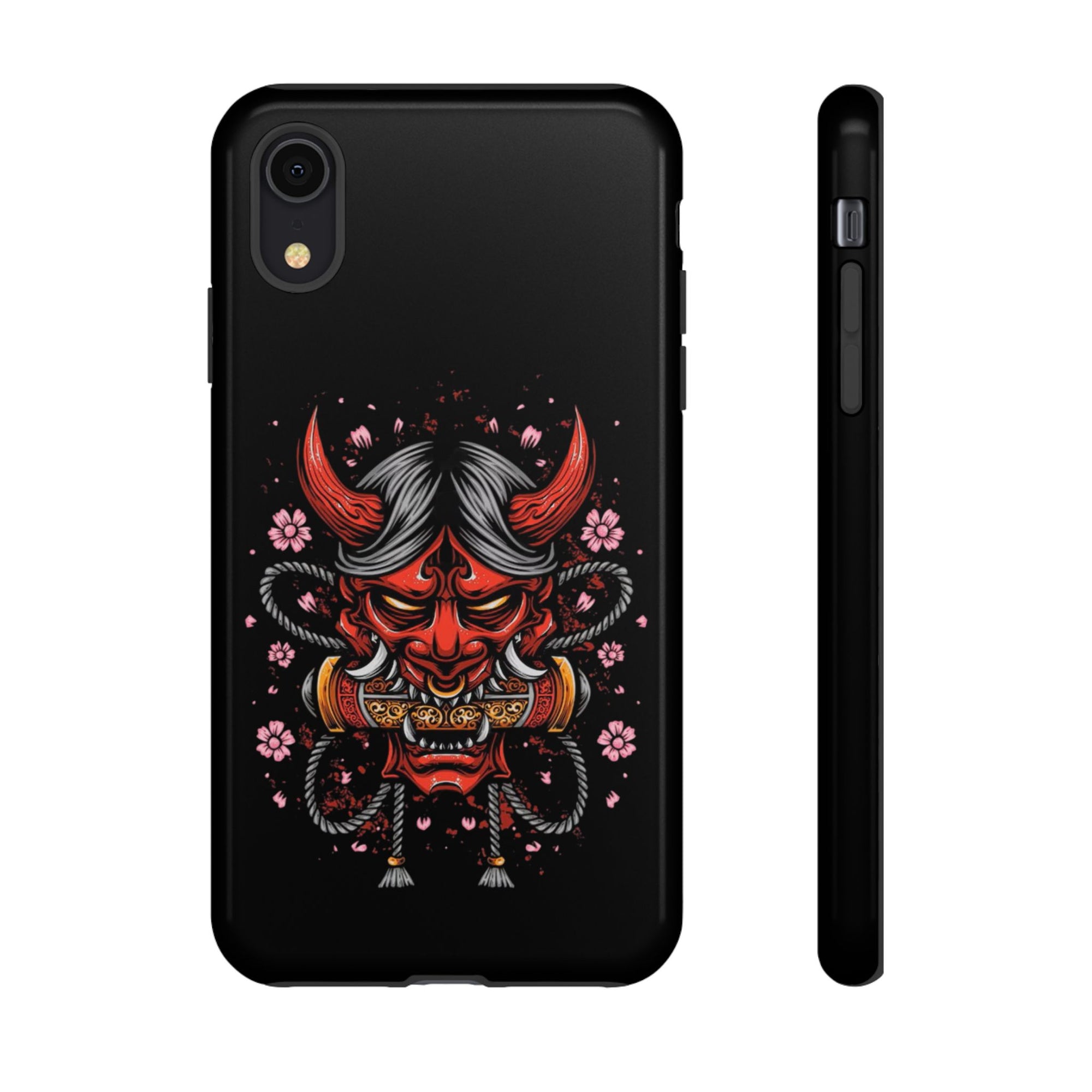 Tough Cases: Fierce Demon Phone Case, Edgy Phone Cover, Protect Your Device, Gift for Anime Fans, Unique Artwork Case