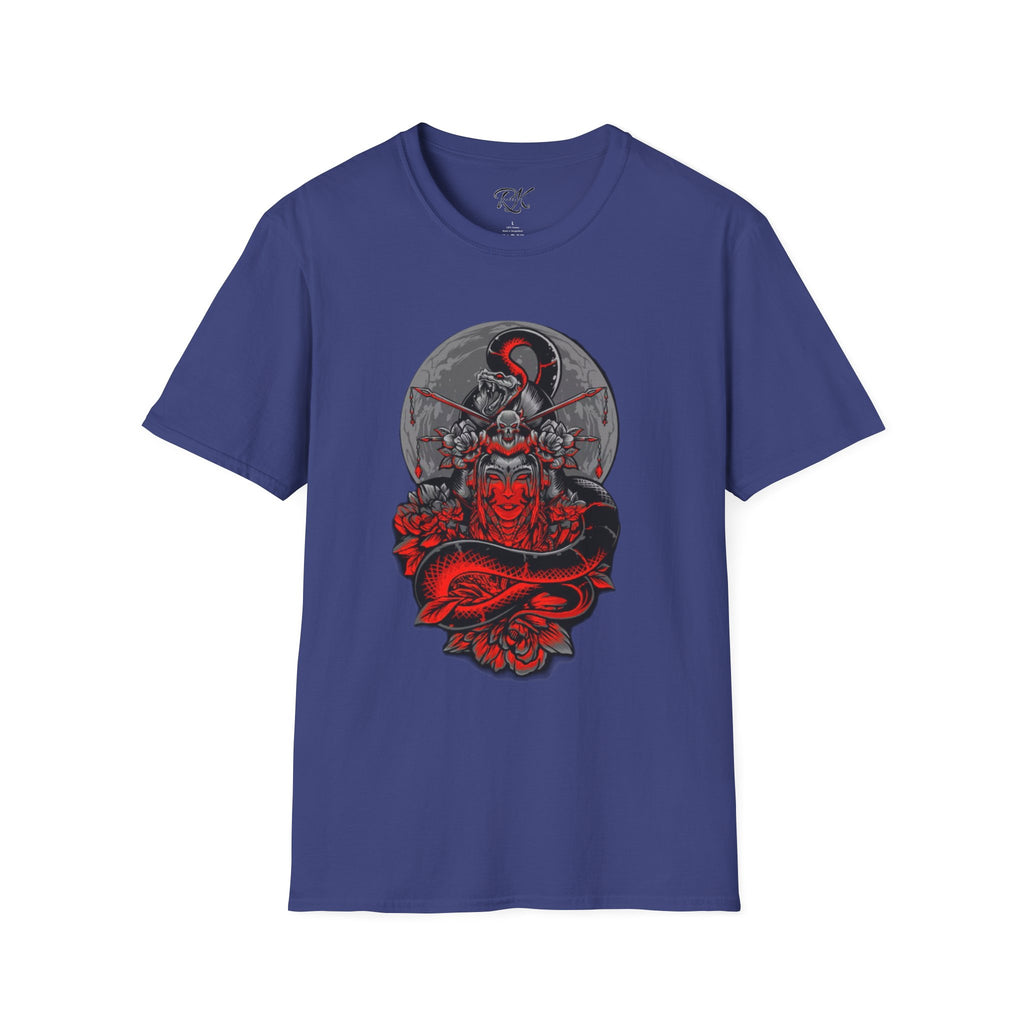 Warrior Spirit Unisex Softstyle T-Shirt, Graphic Tee, Trendy Streetwear, Gifts for Him, Casual Wear, Unique Design