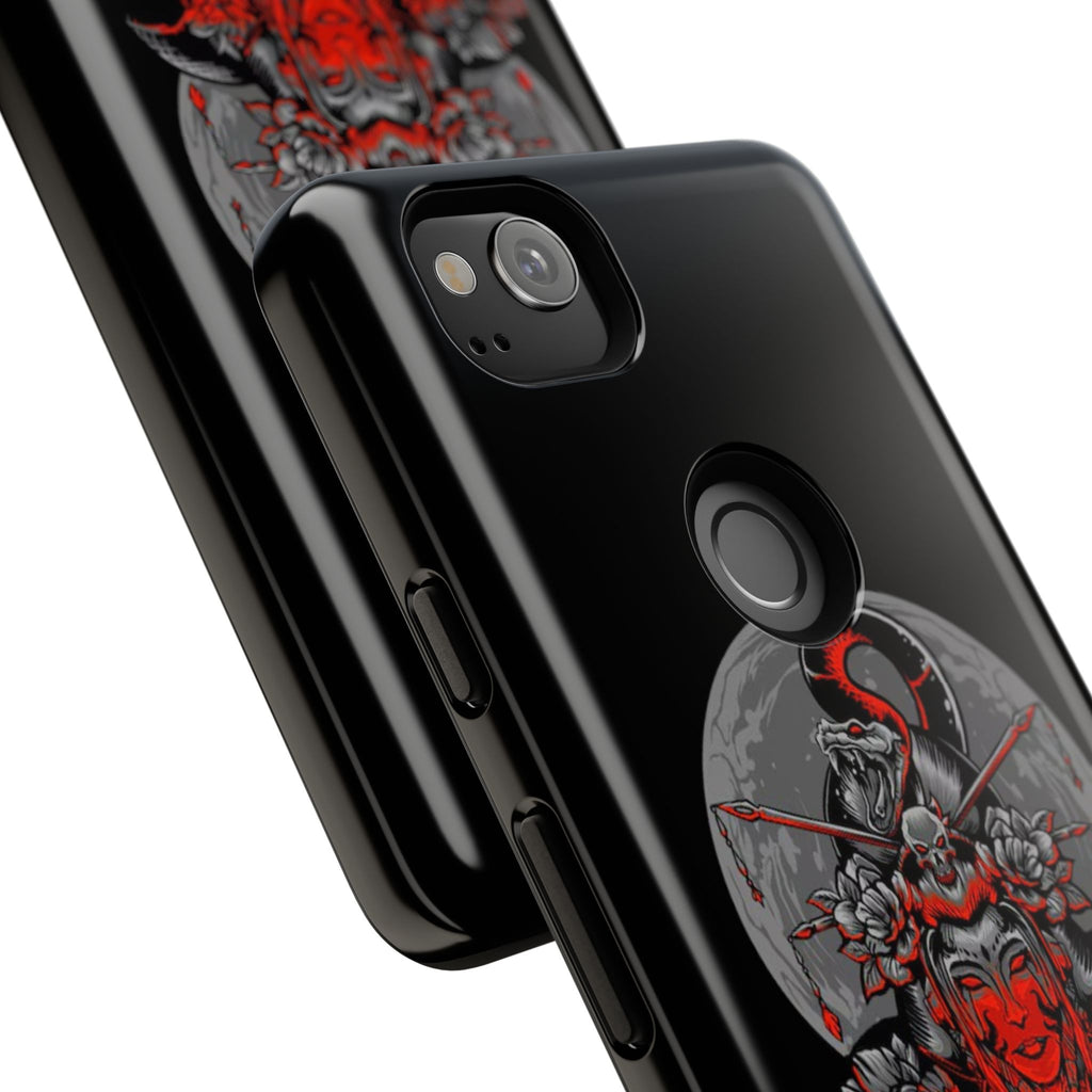 Tough Cases for iPhone, Dragon & Warrior Design, Durable Phone Protection, Perfect Gift for Tech Lovers, Unique Gifting