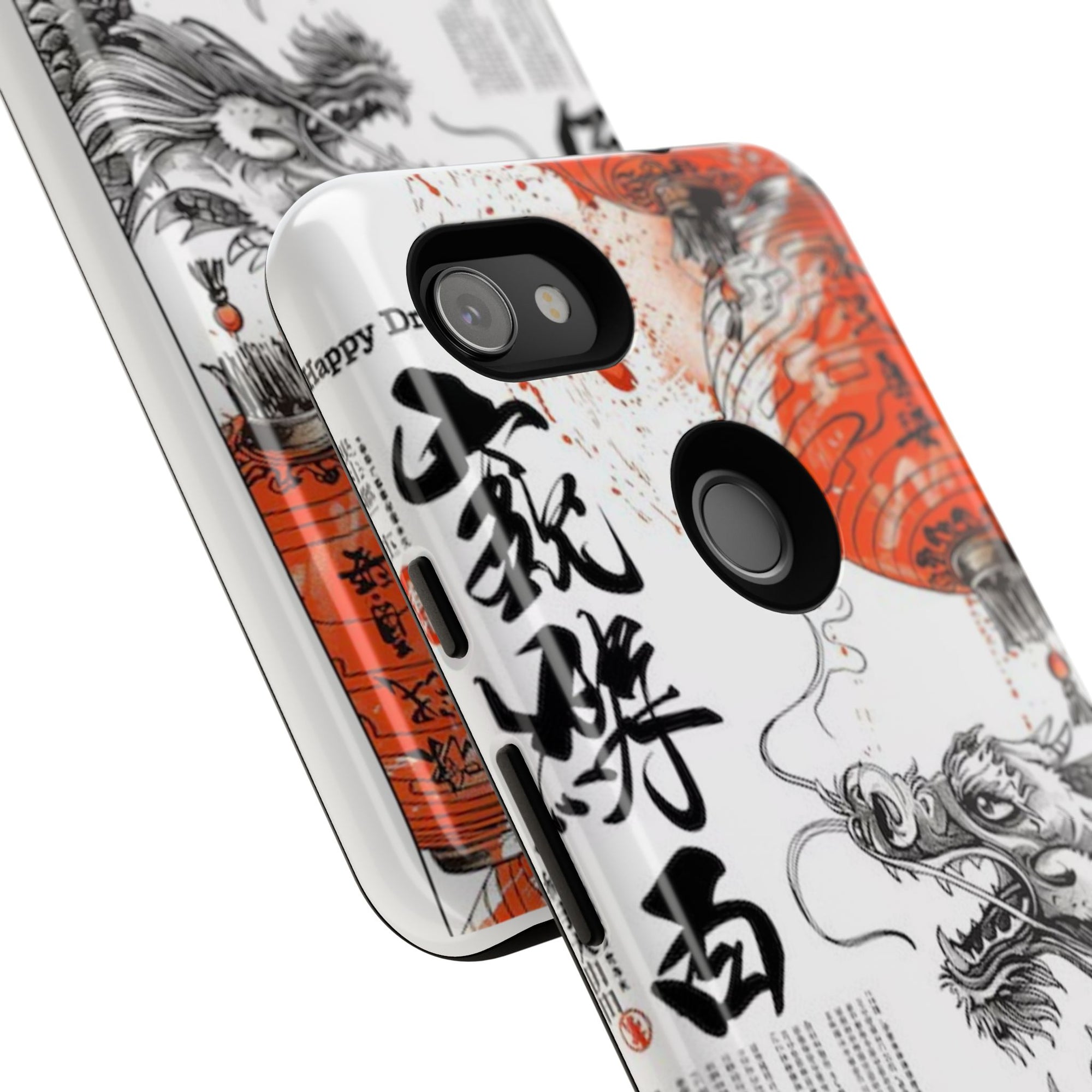 Dragon Design Phone Case, Tough Cases with Chinese Art for Unique Style, Gift for Art Lovers, Phone Protection, Trendy Accessories