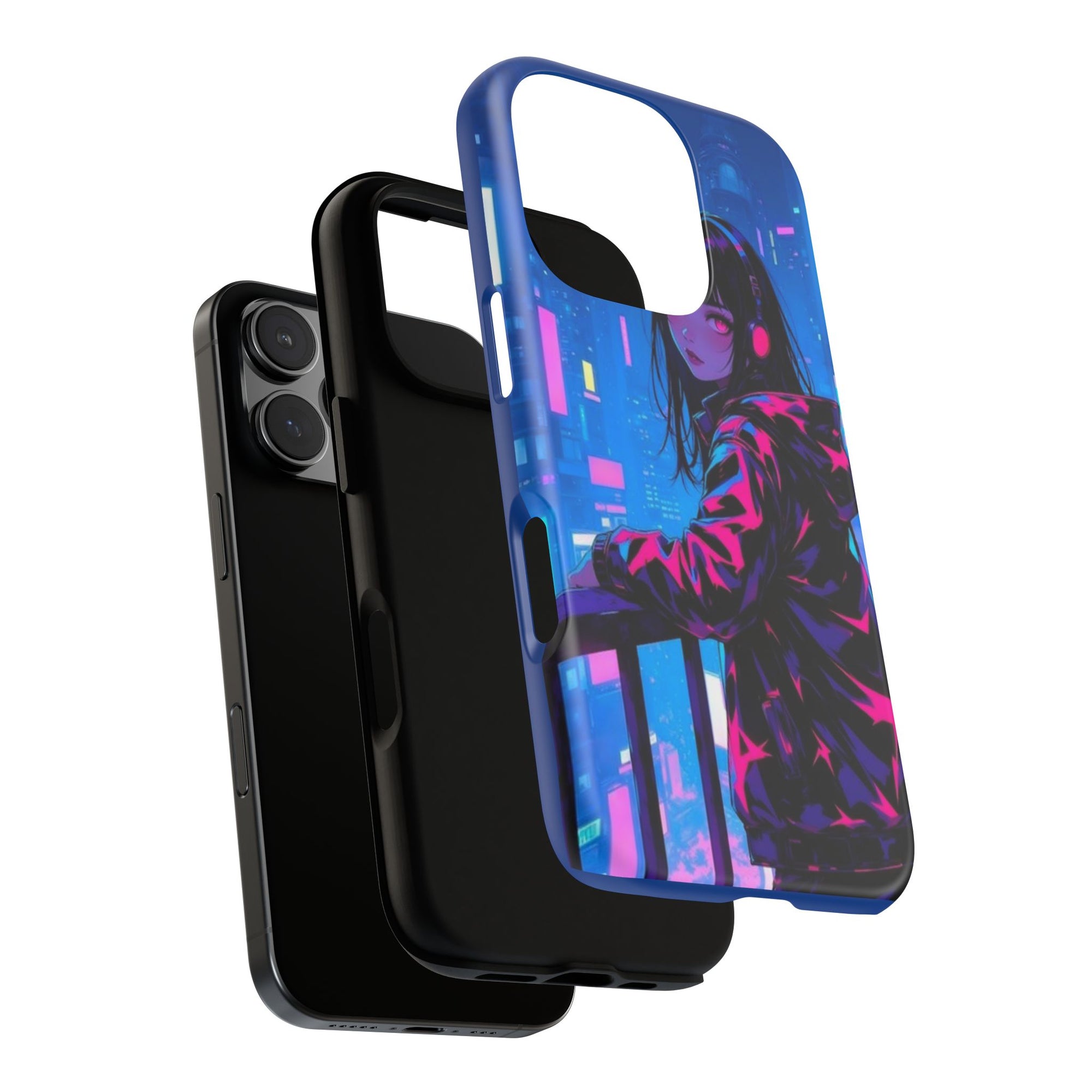Futuristic Phone Case, Cyberpunk Aesthetic, Tough Phone Cover, Urban Style, Gift for Tech Lovers, Unique Phone Accessories, Streetwear [...]